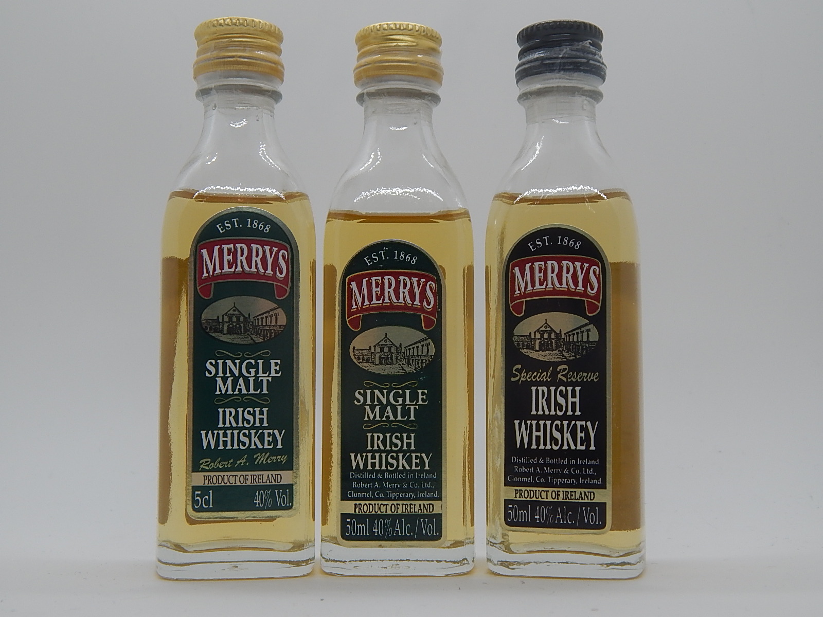 MERRYS Single Malt Irish Whiskey