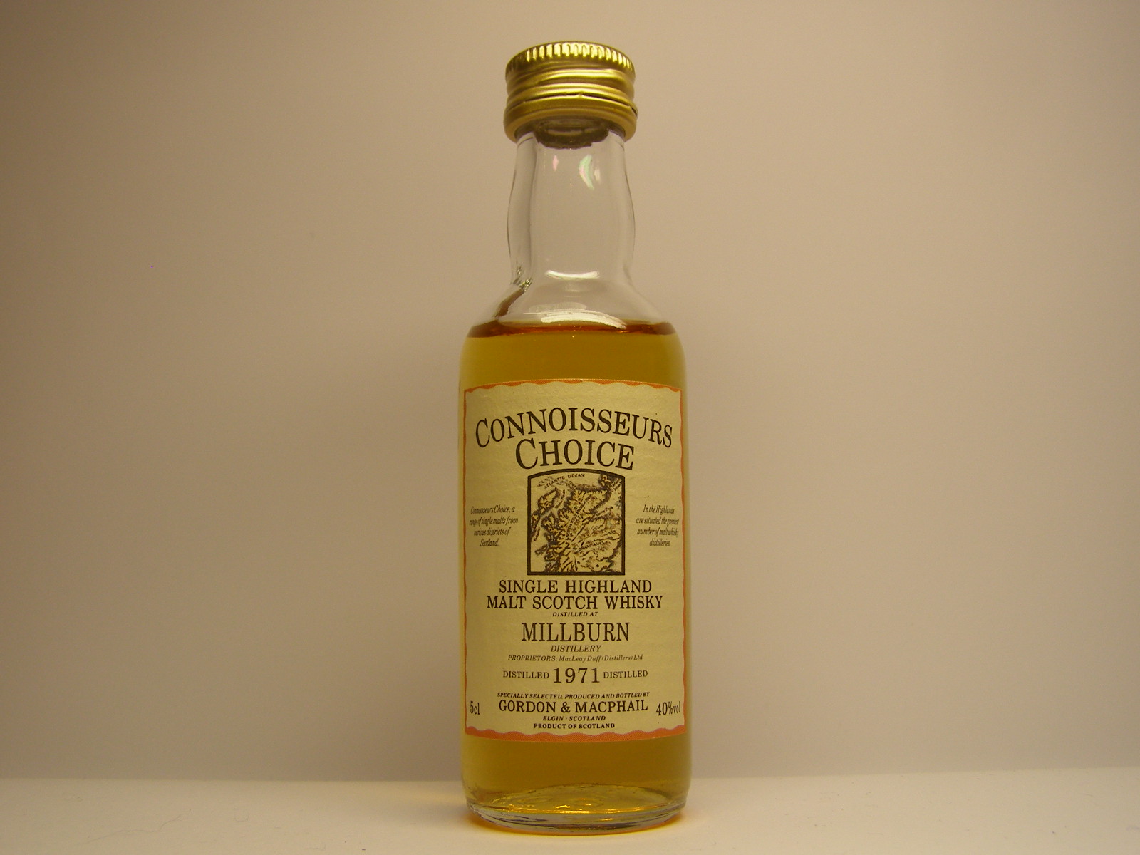 SHMSW 1971 "Connoisseurs Choice" 5cl 40%vol