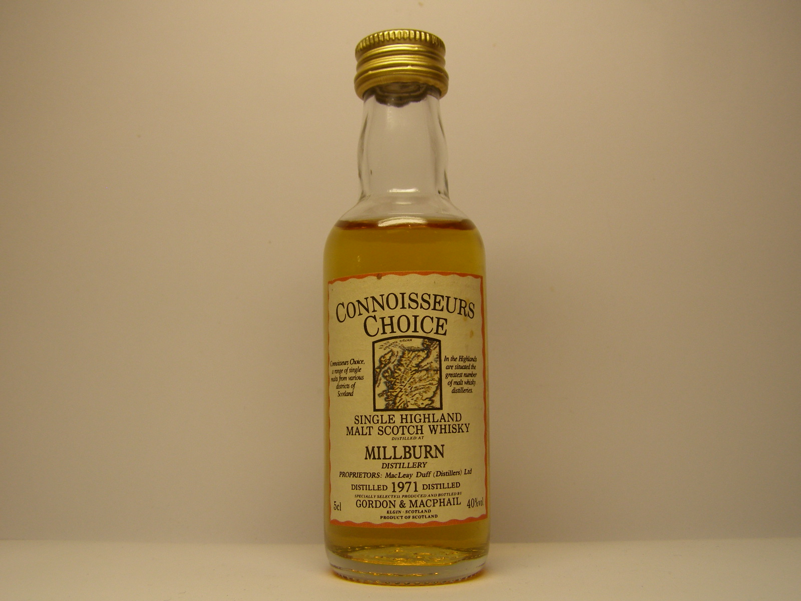 SHMSW 1971 "Connoisseurs Choice" 5cl 40%vol