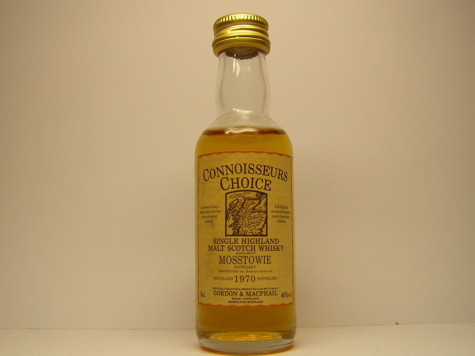 Mosstowie SHMSW 1970 "Connoisseurs Choice" 5cl 40%vol