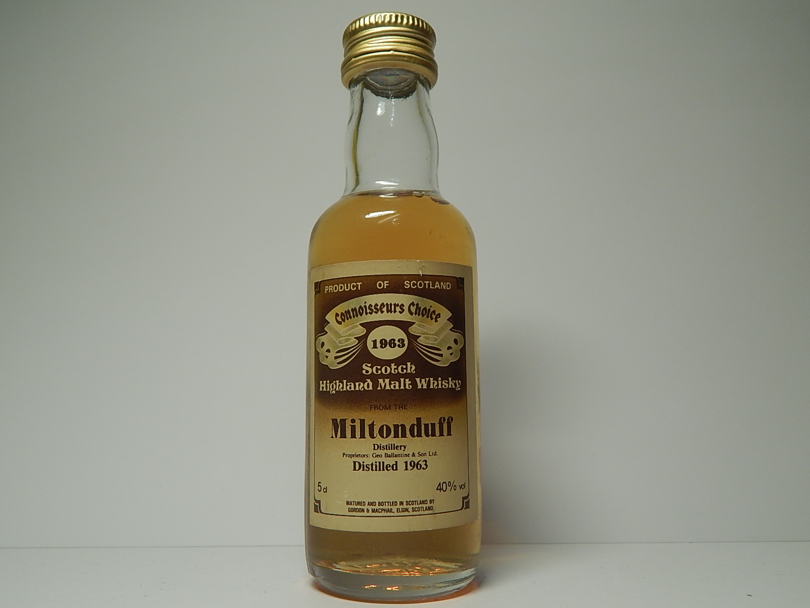 SHMW 1963 "Connoisseurs Choice" 5cl 40%vol 