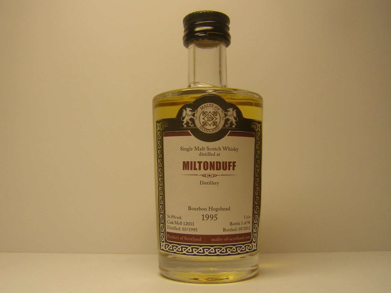 SMSW 17yo 1995-2012 "Malts of Scotland" 5cle 56,8%vol.