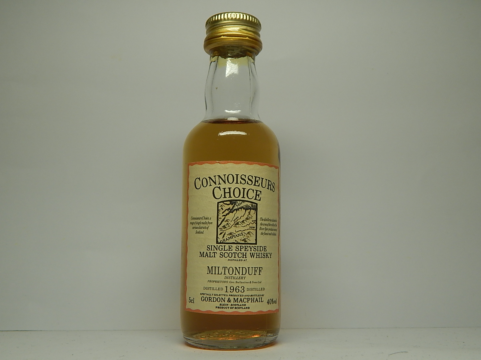 SSMSW 1963 "Connoisseurs Choice" 5cl 40%vol