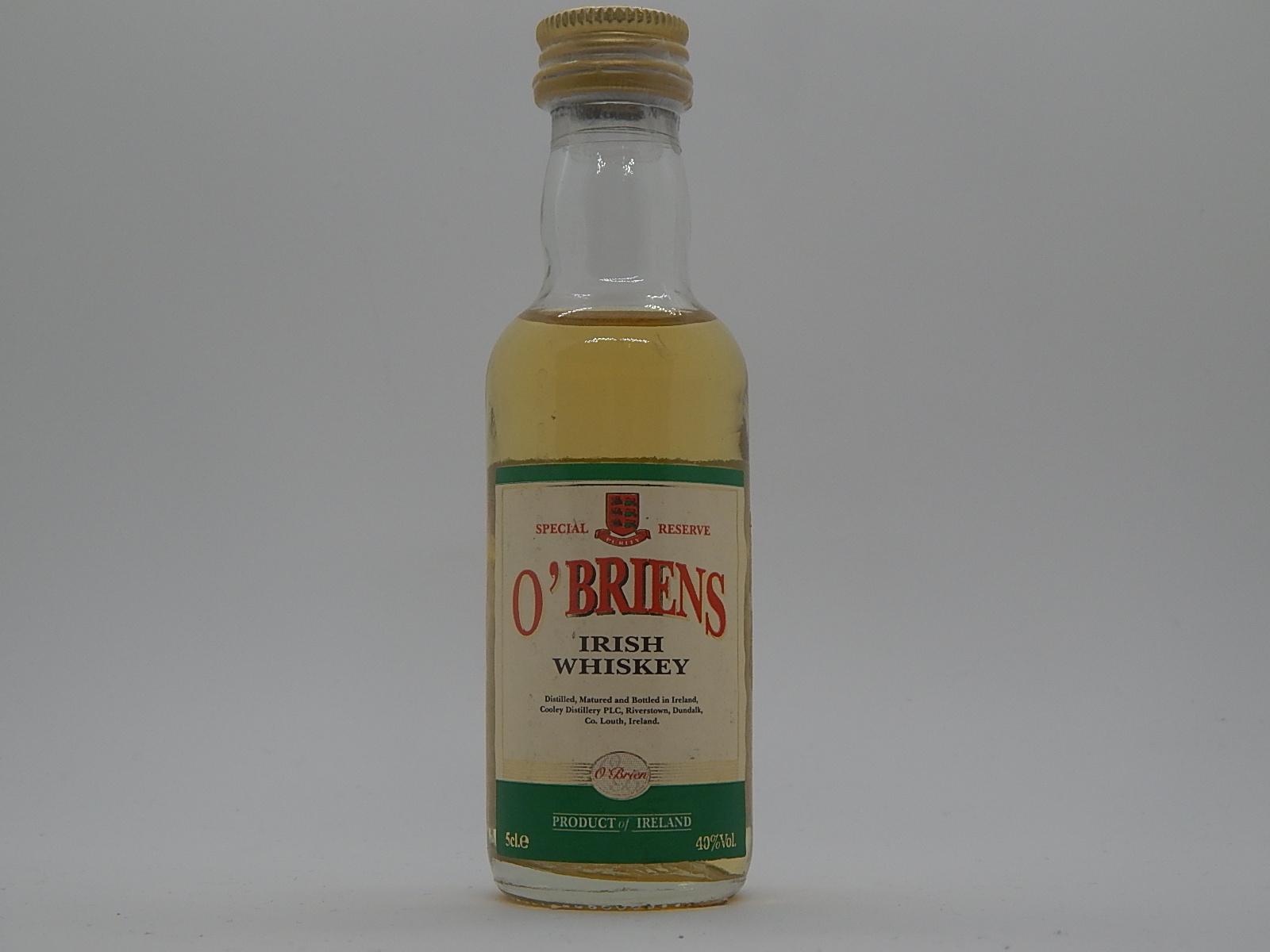 O´BRIENS Special Reserve Irish Whiskey