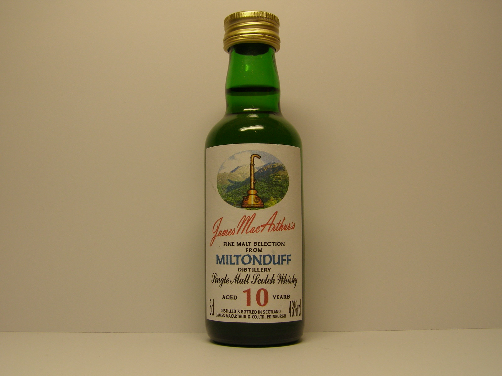 SMSW 10yo "James MacArthur´s" 5cl 43%vol