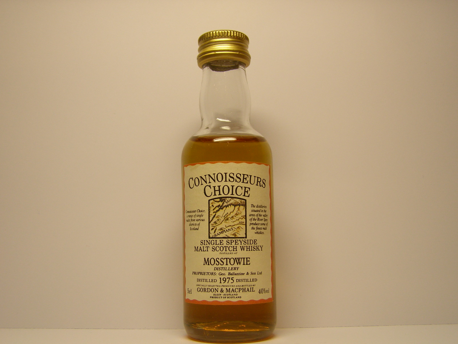 Mosstowie SSMSW 1975 "Connoisseurs Choice" 5cl 40%vol