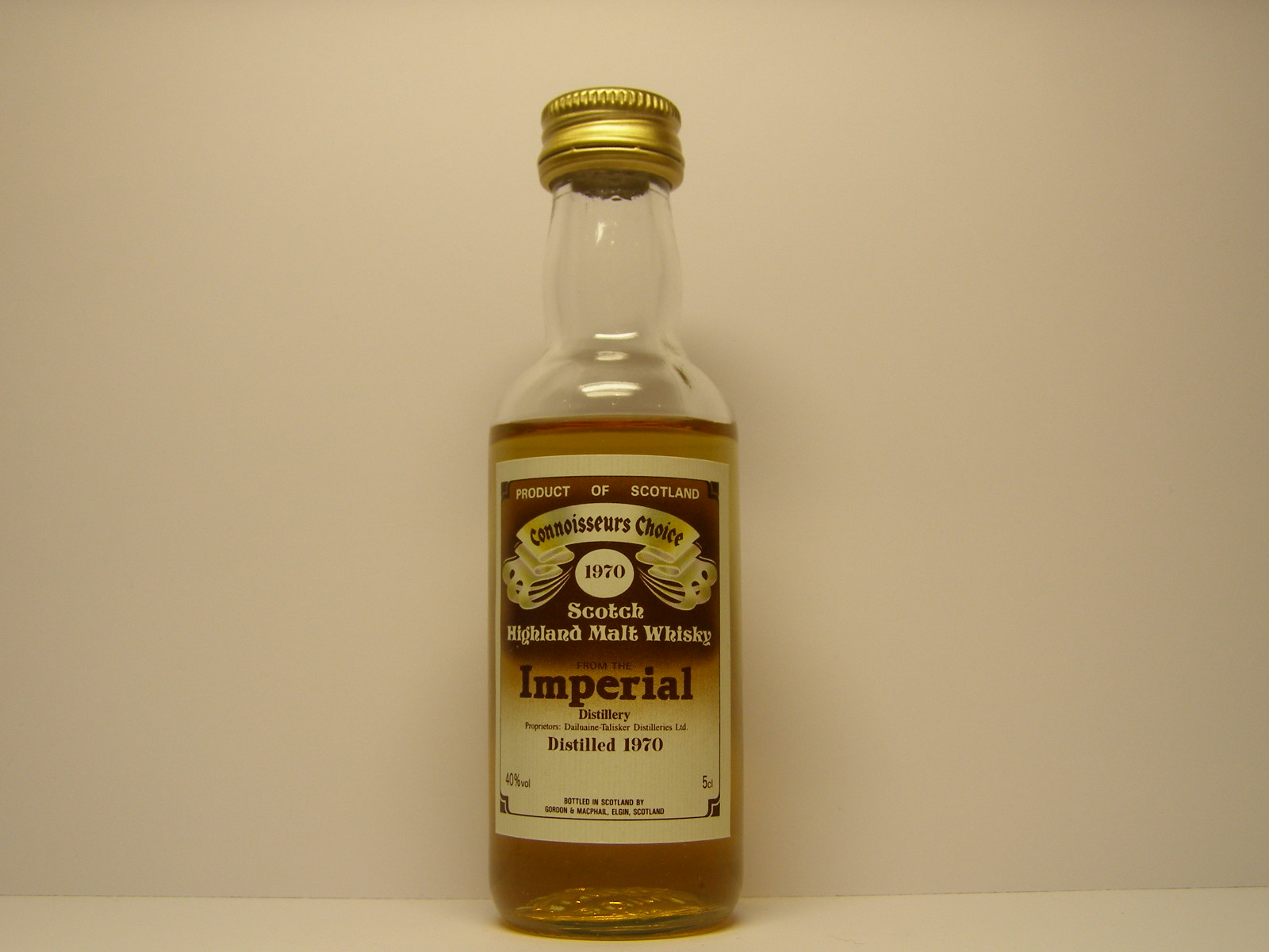 SHMW 1970 "Connoisseurs Choice" 5cl 40%vol