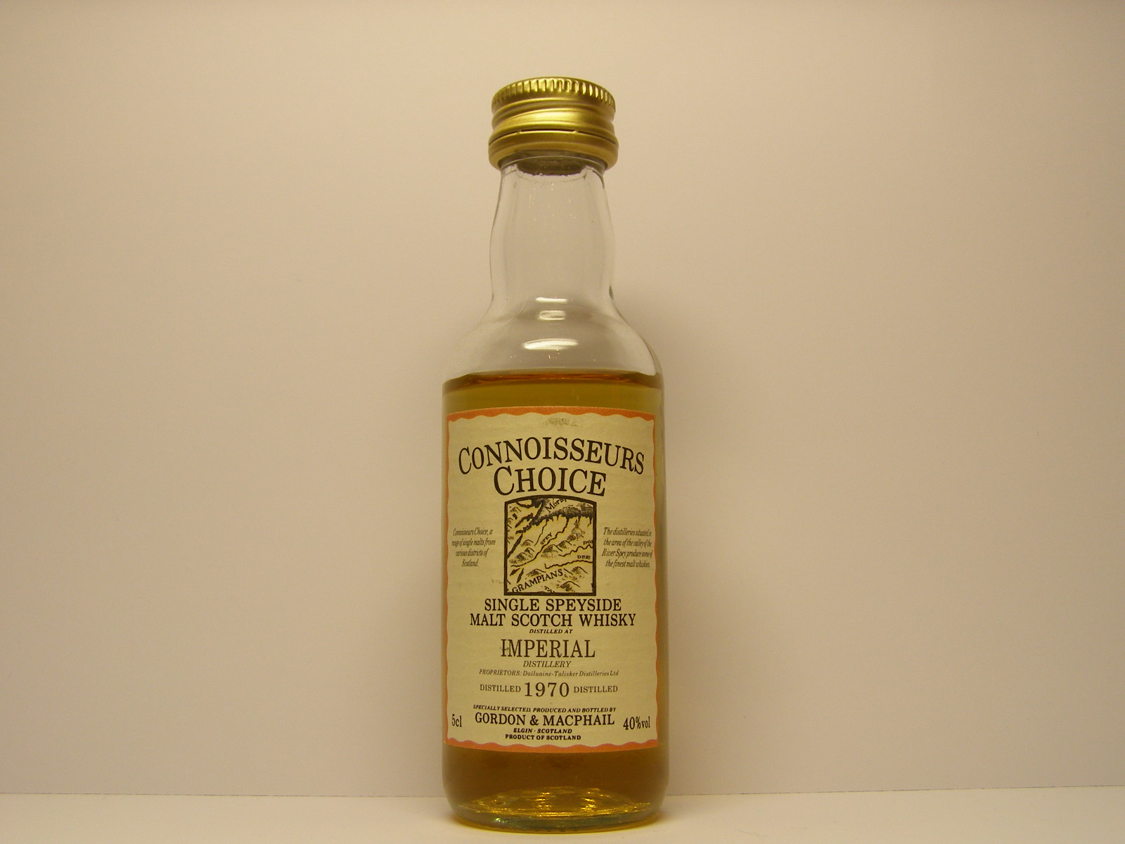 SSMSW 1970 "Connoisseurs Choice" 5cl 40%vol