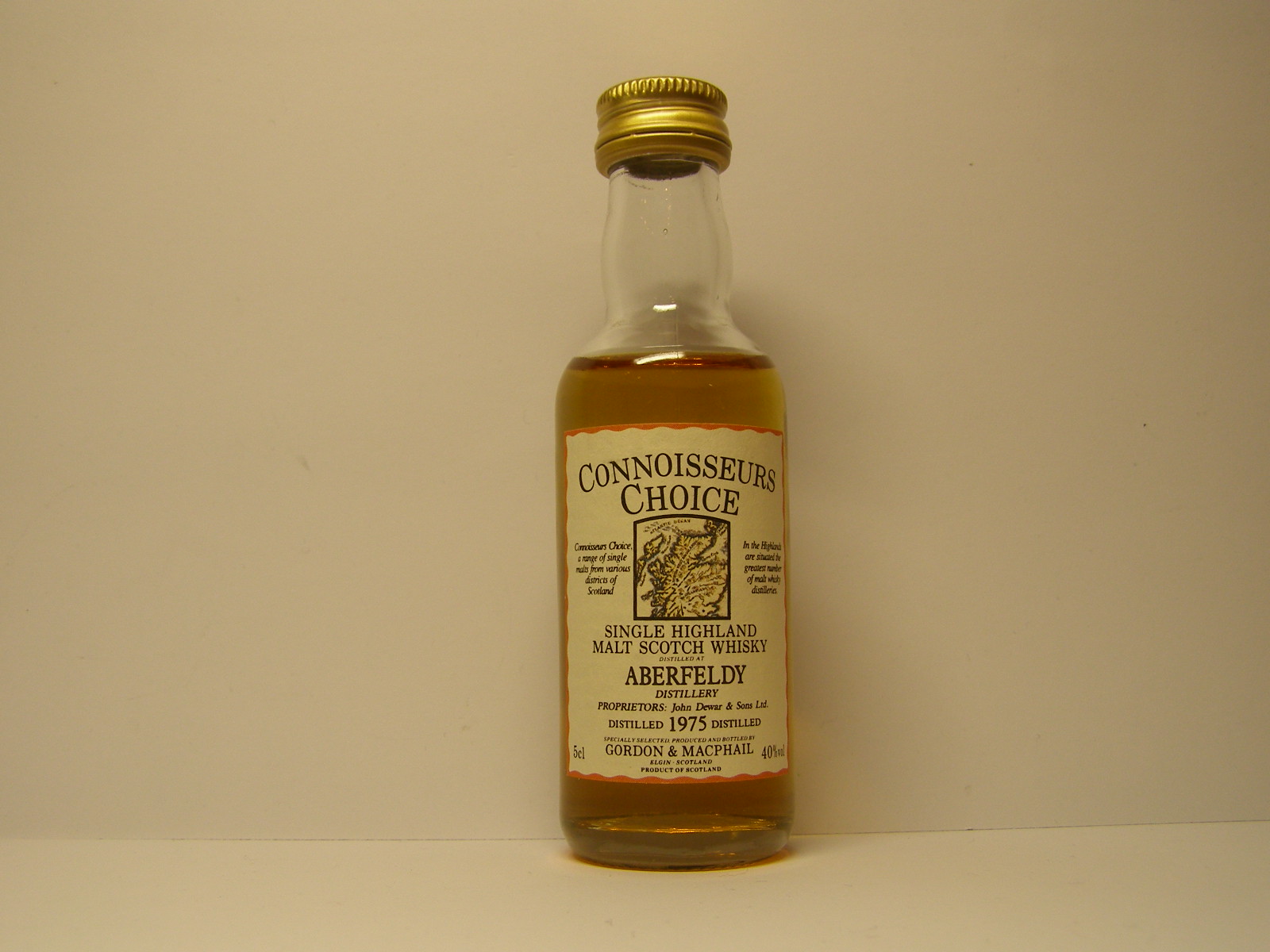 SHMSW 1975 "Connoisseurs Choice" 5cl 40%vol