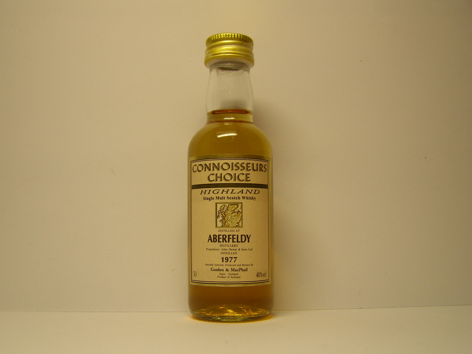 HSMSW 1977 "Connoisseurs Choice" 5cl 40%vol