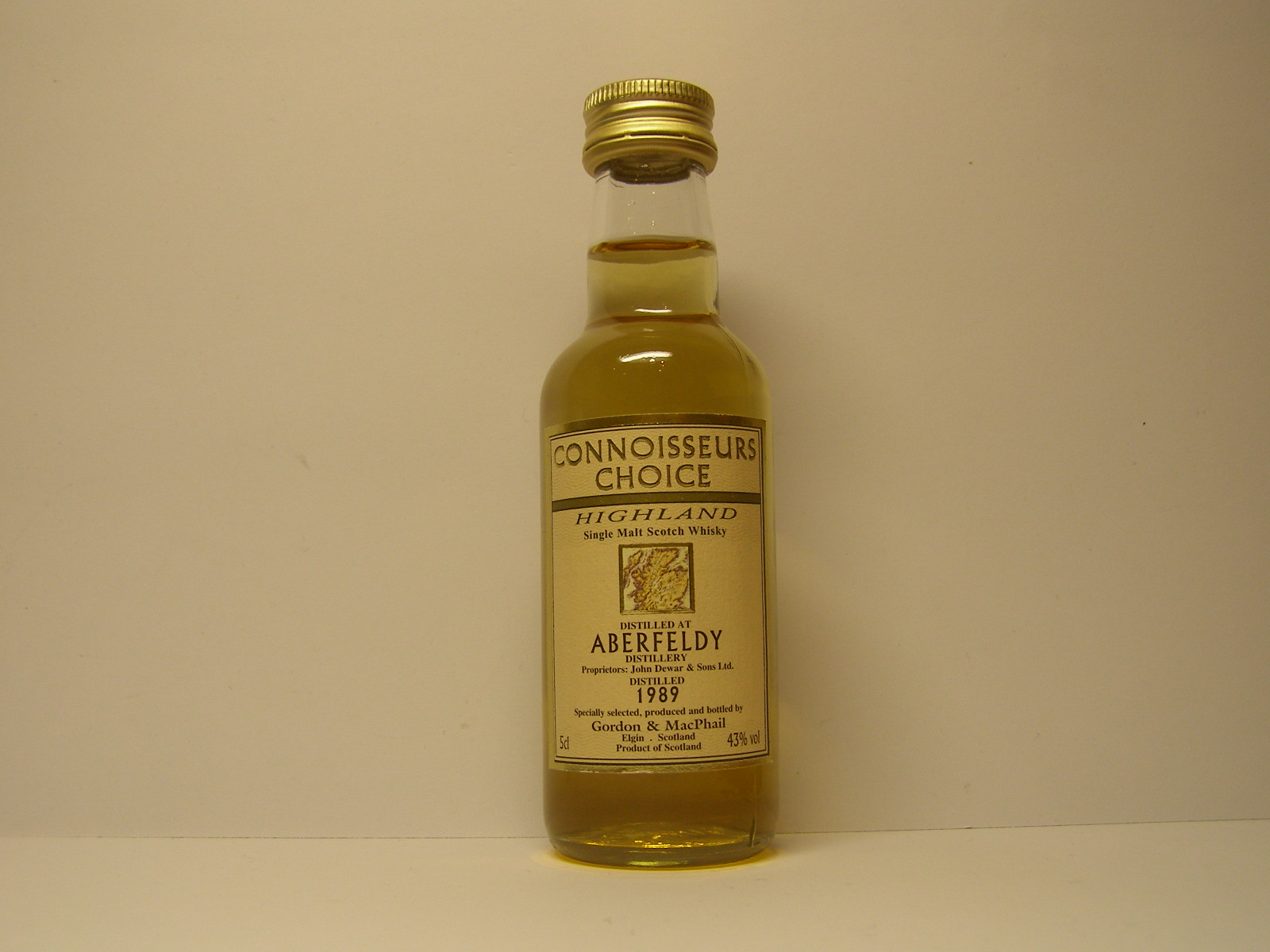 HSMSW 1989 "Connoisseurs Choice" 5cl 43%vol