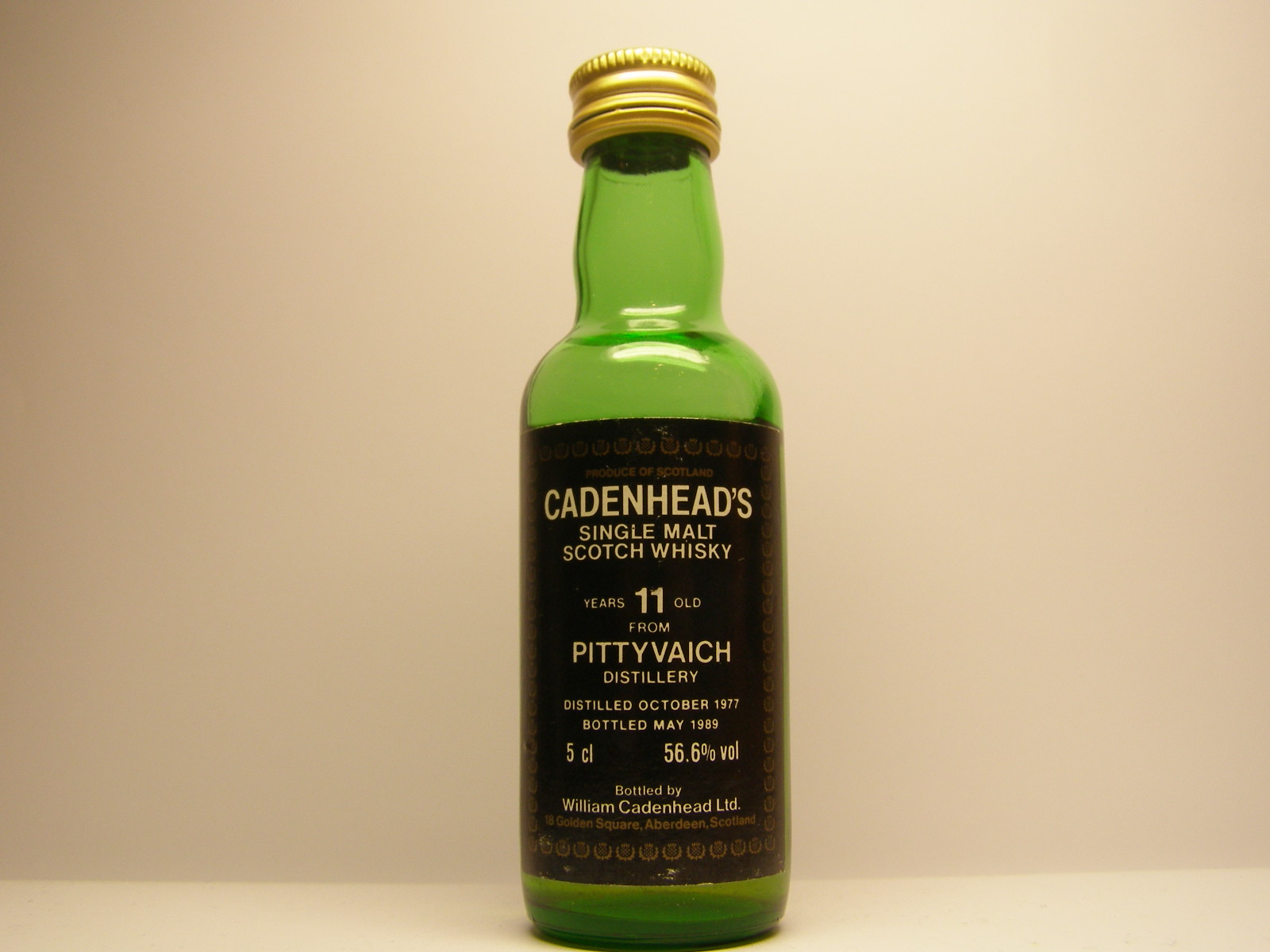 SMSW 11yo 1977-1989 "Cadenhead´s" 5cl 56,6%vol