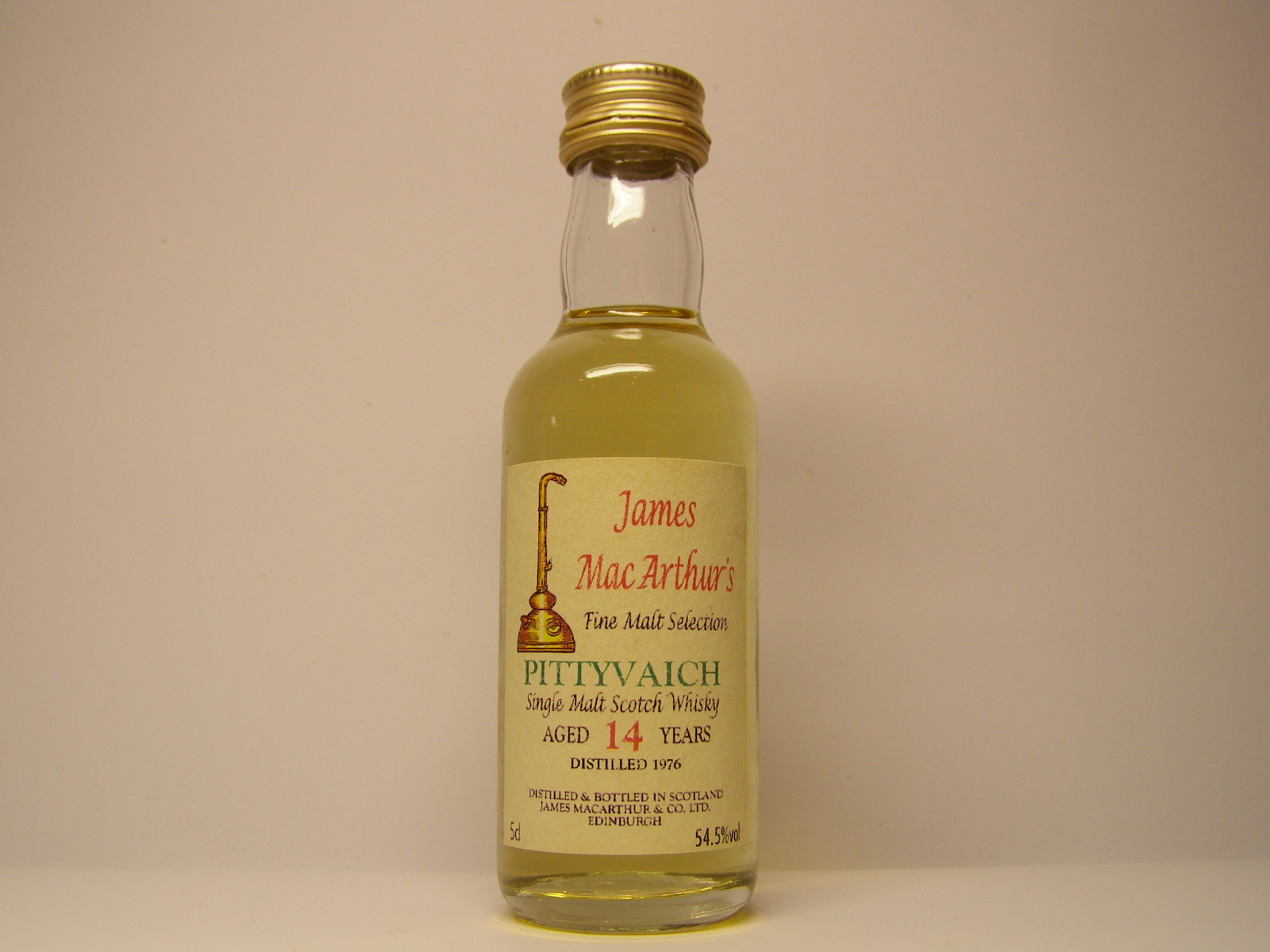 SMSW 14yo 1976 "Jamec MacArthur´s" 5cl 54,5%vol