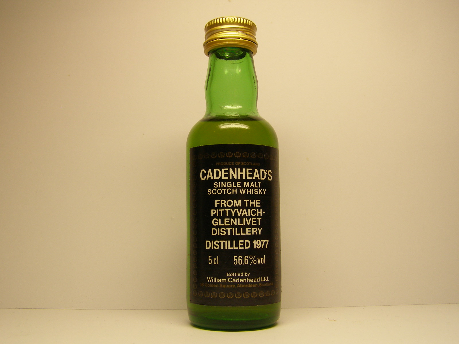 SMSW 1977 "Cadenhead´s" 5cl 56,6%vol