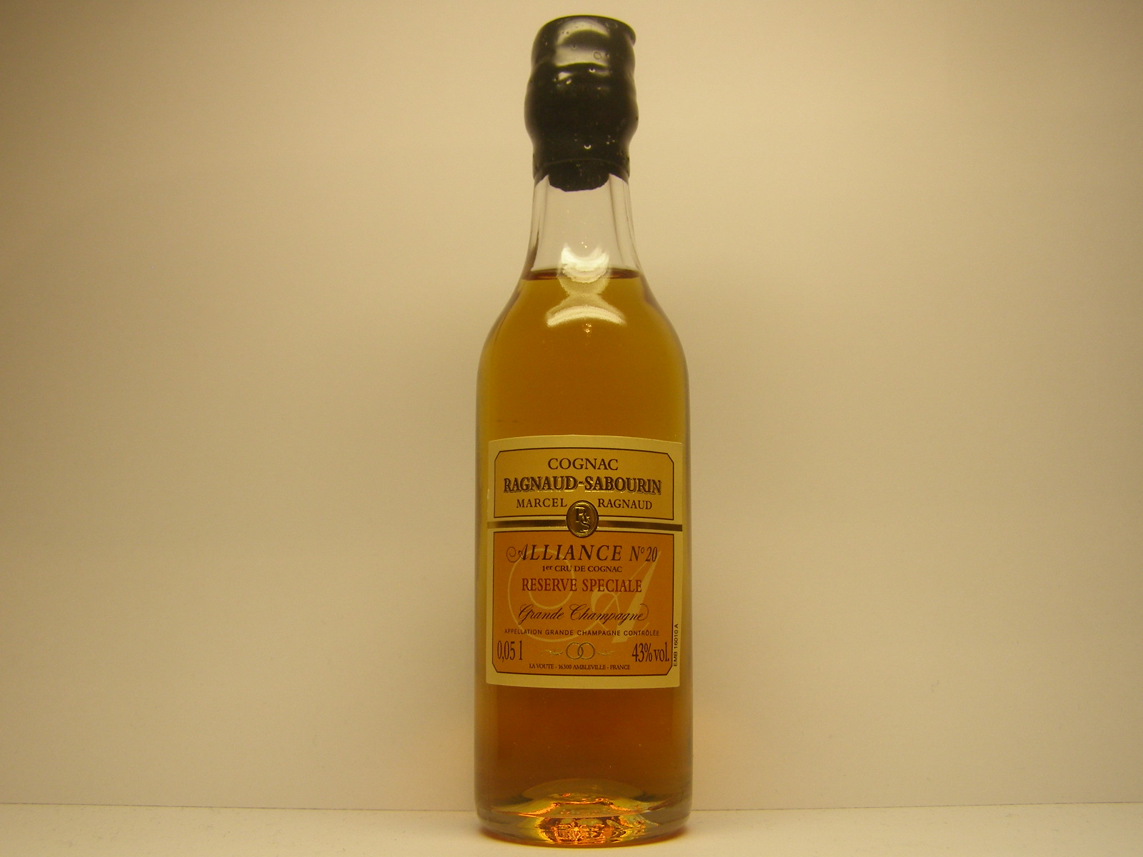 No 20 Reserve Speciale Grande Champagne Cognac