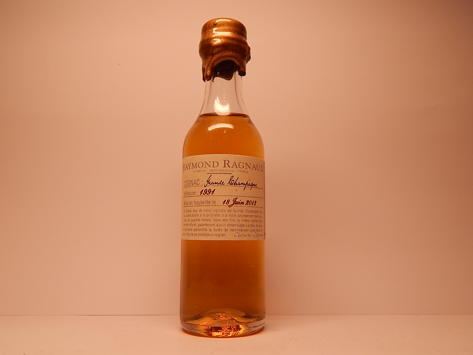 1991 Grande Champagne Cognac