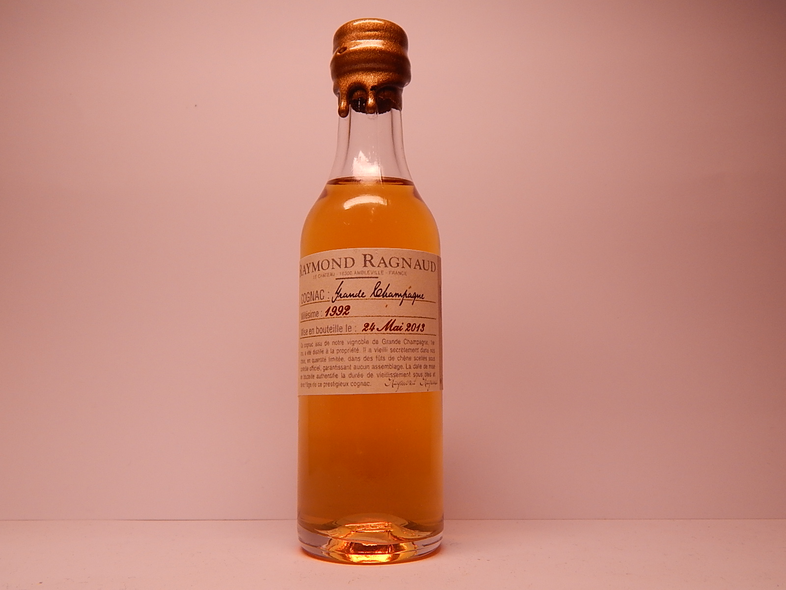 1992 Grande Champagne Cognac