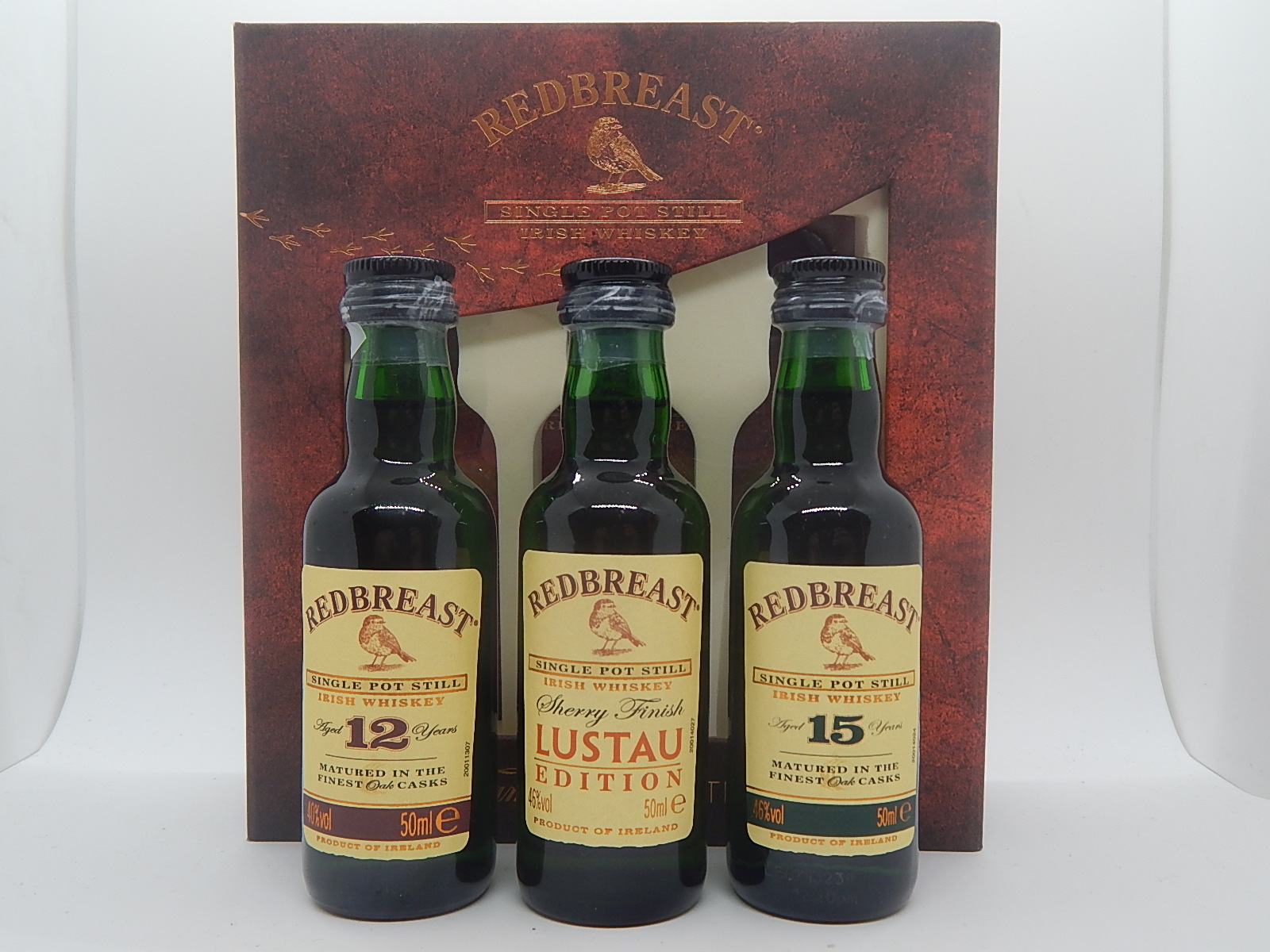 REDBREAST 12yo - Lustau - 15yo Single Irish Whiskey