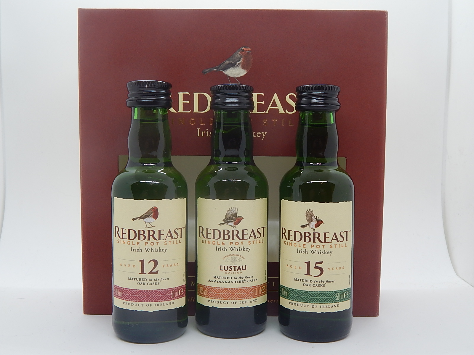 REDBREAST 12yo - Lustau - 15yo Single Irish Whiskey