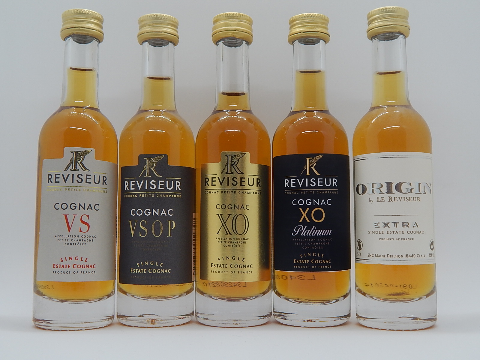 REVISEUR VS - VSOP - XO - XO Platinum - ORIGIN Extra Cognac