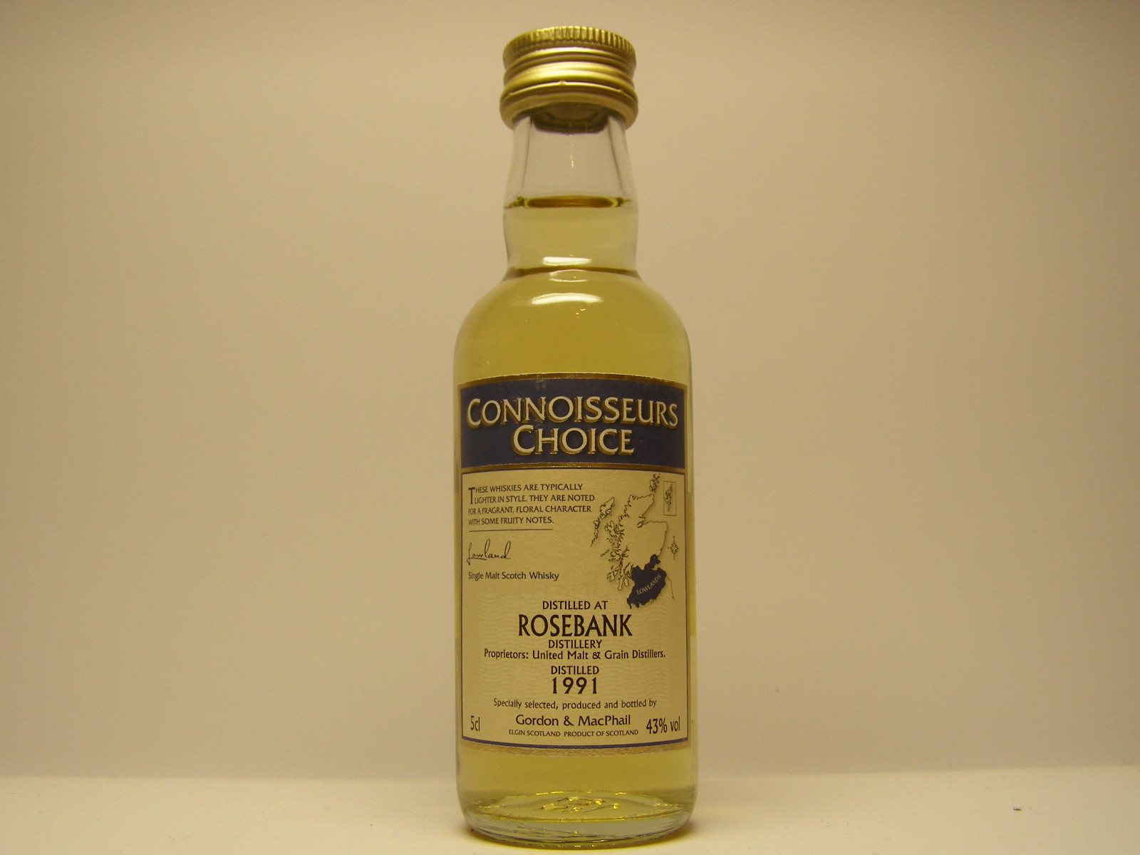 LSMSW 1991 "Connoisseurs Choice" 5cl 43%vol