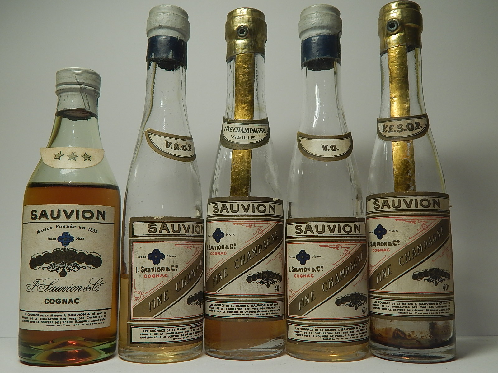 SAUVION *** - VSOP - Vielle - VO - VESOP Cognac