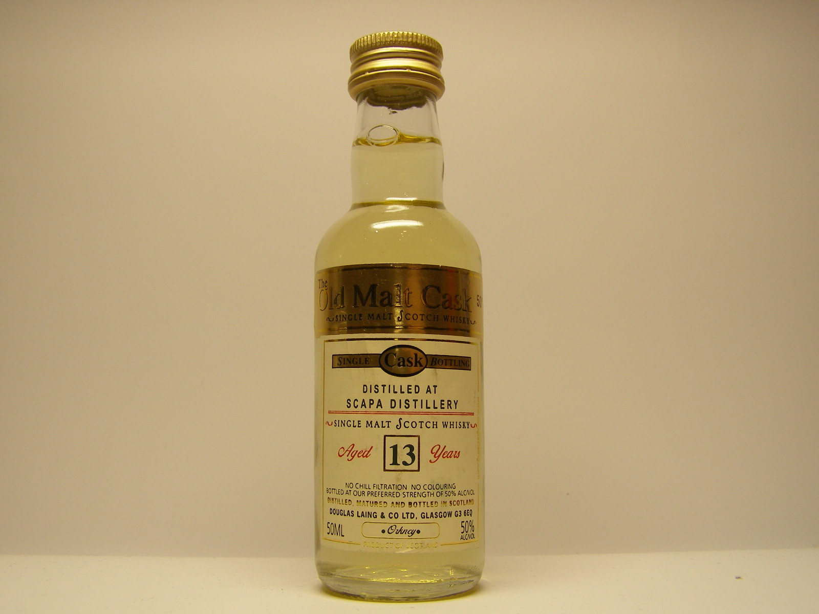 OSMSW 13yo "Old Malt Cask" 50ML 50%ALC/VOL