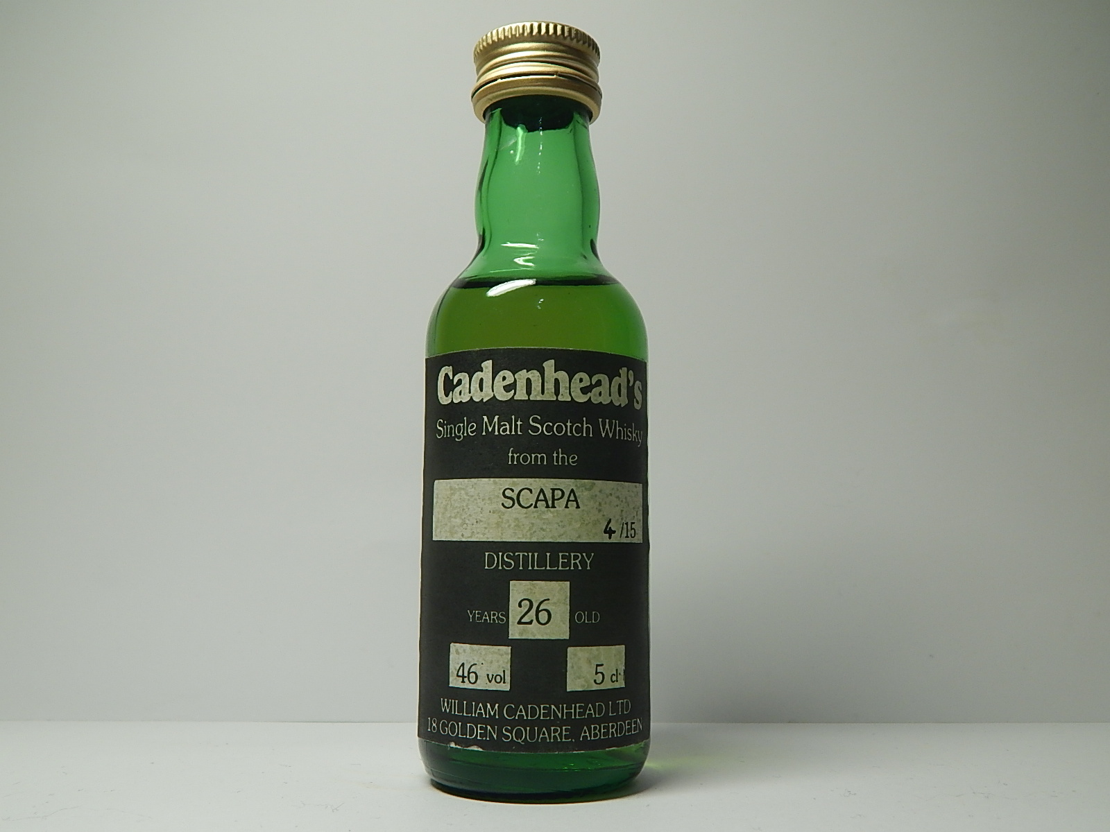 SMSW 26yo "Cadenhead´s" 5cl 46vol  4/15