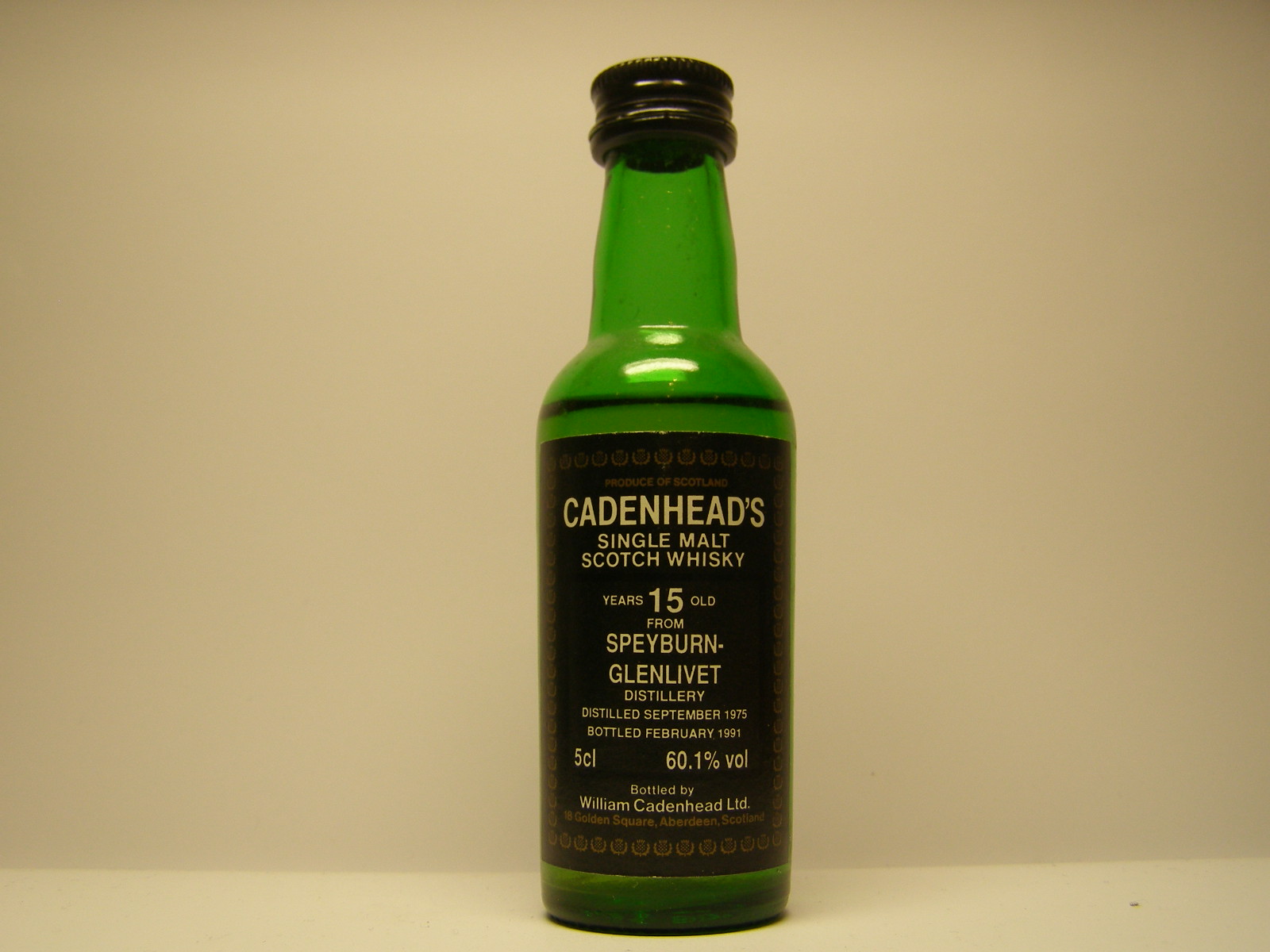 SMSW 15yo 1975-1991 "Cadenhead´s" 5cl 60,1%vol 