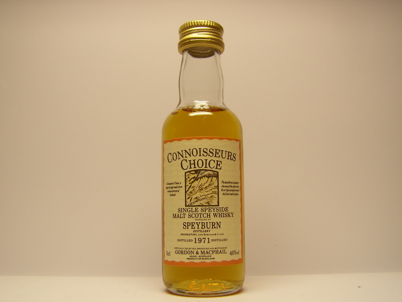 SSMSW 1971 "Connoisseurs Choice" 5cl 40%vol 