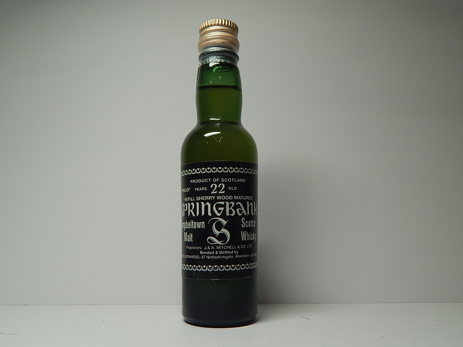 Refill Sherry Wood Matured CMSW 22yo "Cadenhead" 80´PROOF