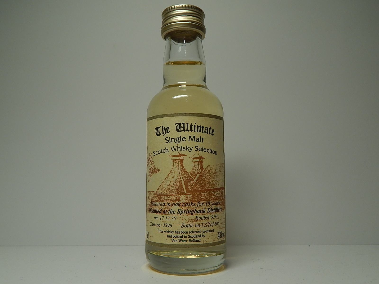 SMSWS 18yo 1975-1994 "Ultimate" 5cl 43%vol