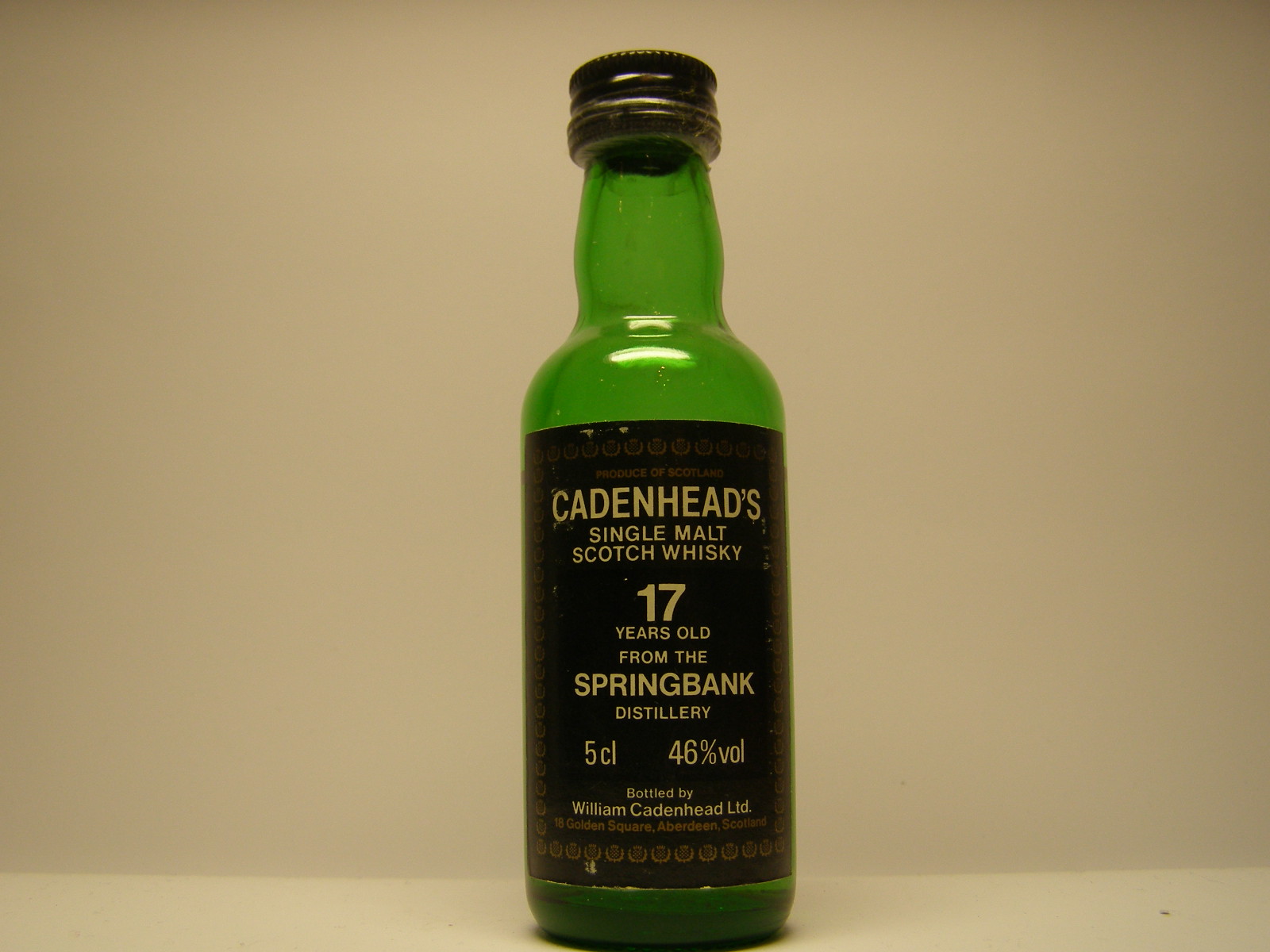 SMSW 17yo "Cadenhead´s" 5cl 46%vol