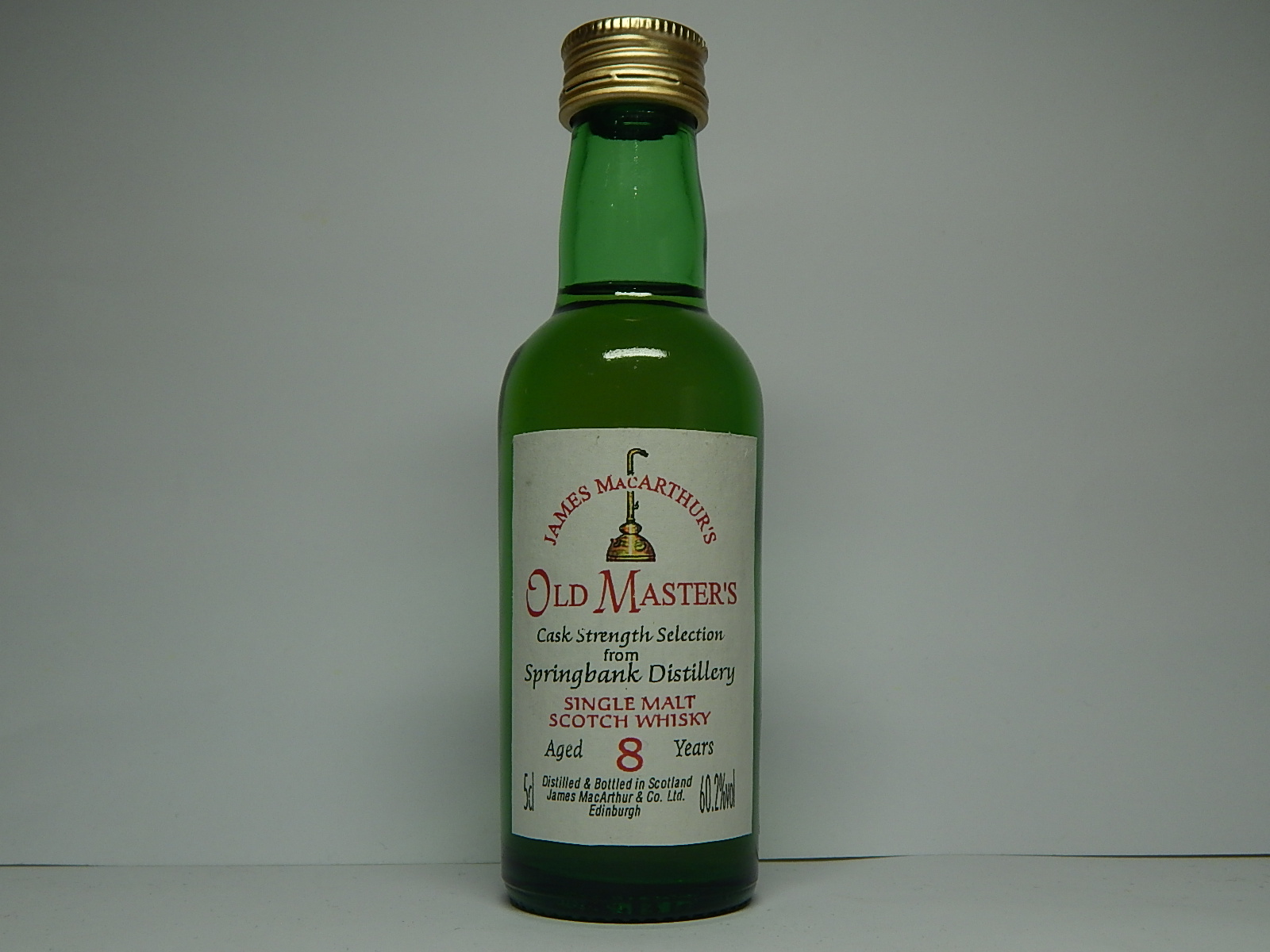 OLD MASTER´S SMSW 8yo "James MacArthur´s" 5cl 60,2%vol