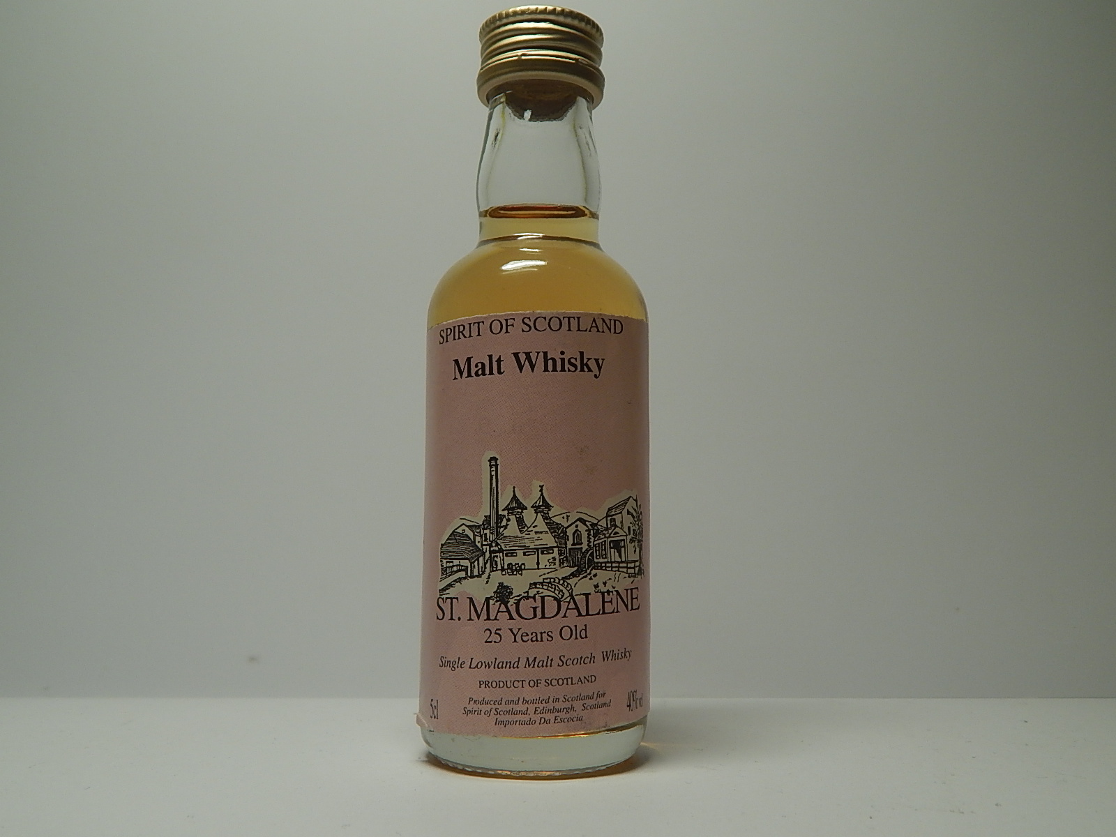 SLMSW 25yo "Spirit of Scotland" 5cl 40%vol