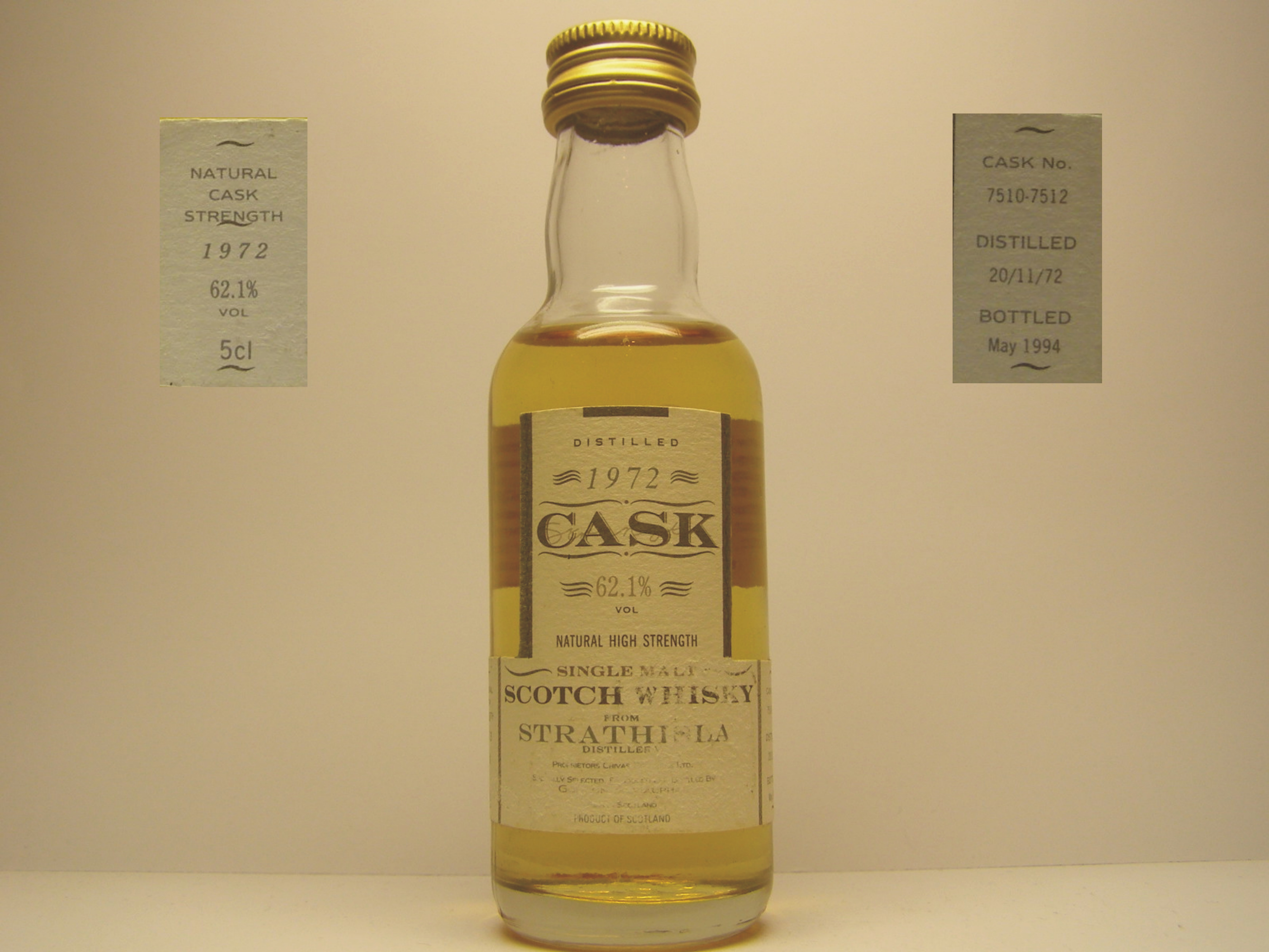 SMSW 21yo 1972-1994 "G&M Cask" 5cl 62,1%VOL