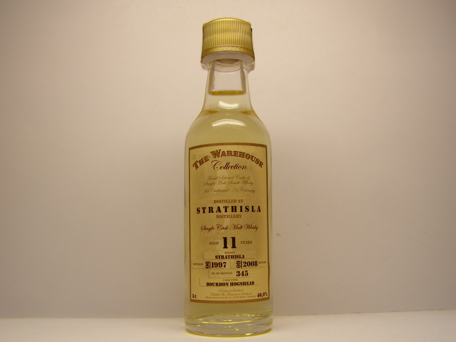 SCMW 11yo 1997-2008 "The Warehouse Collection" 5cl 46%