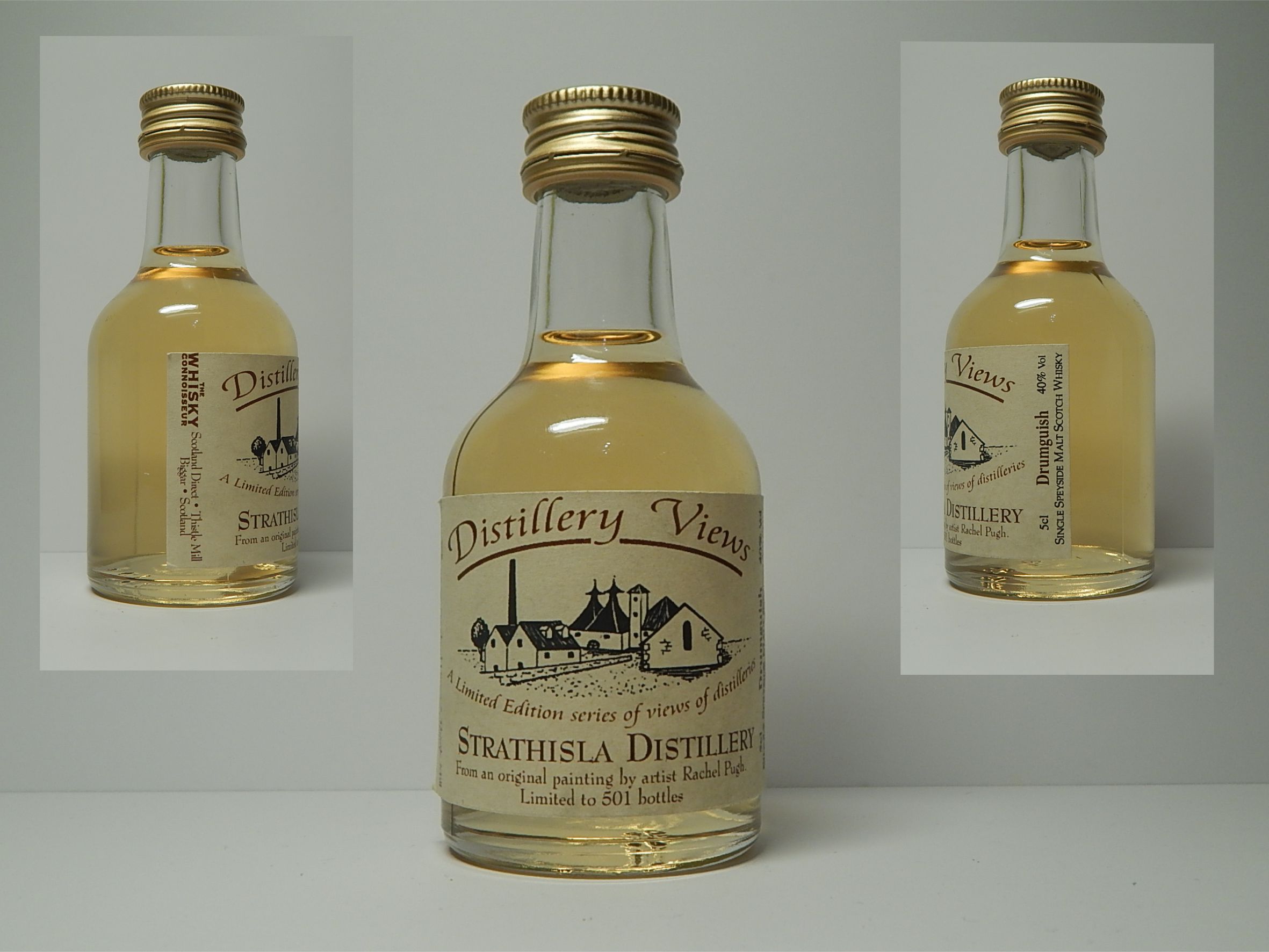  Distillery Views STRATHISLA SSMSW " Whisky Connoisseur " 5cl 40%Vol