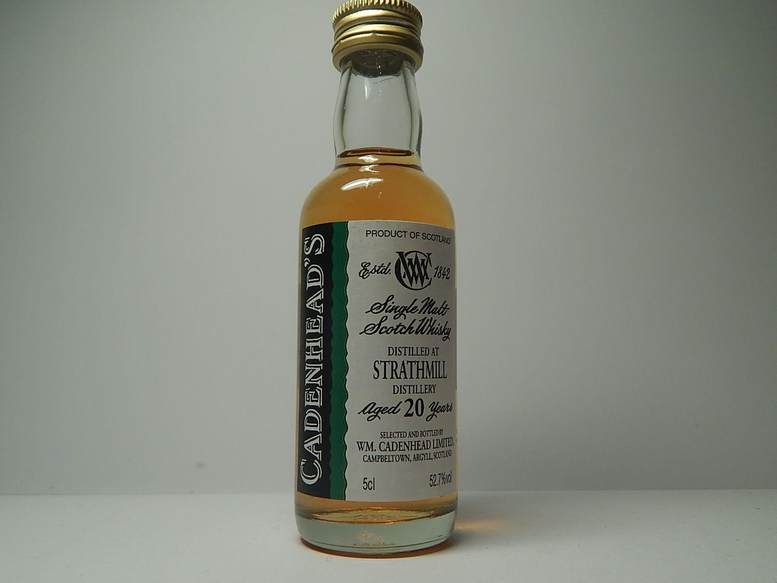 SMSW 20yo "Cadenhead´s" 5cl 52,7%vol