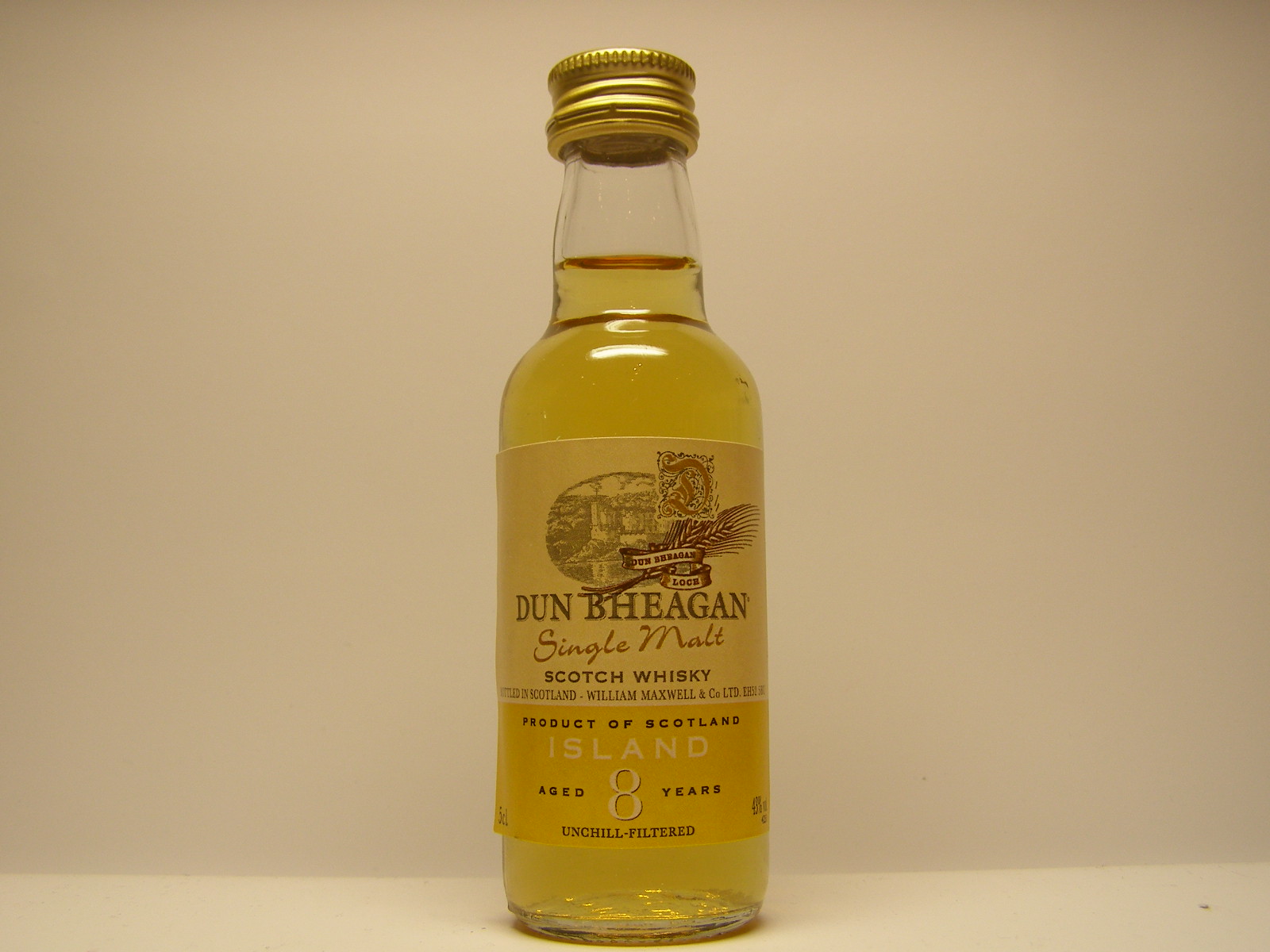 Dun Bheagan ISMSW 8yo 5cl. 43%vol.