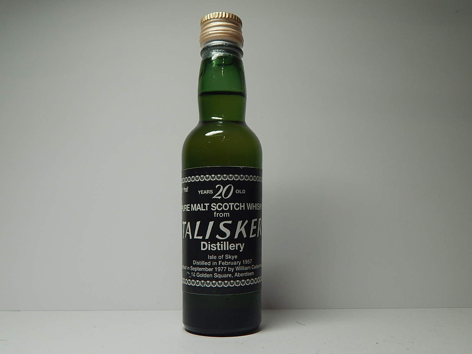 PMSW 20yo 1957-1977 "Cadenhead" 80´Proof 