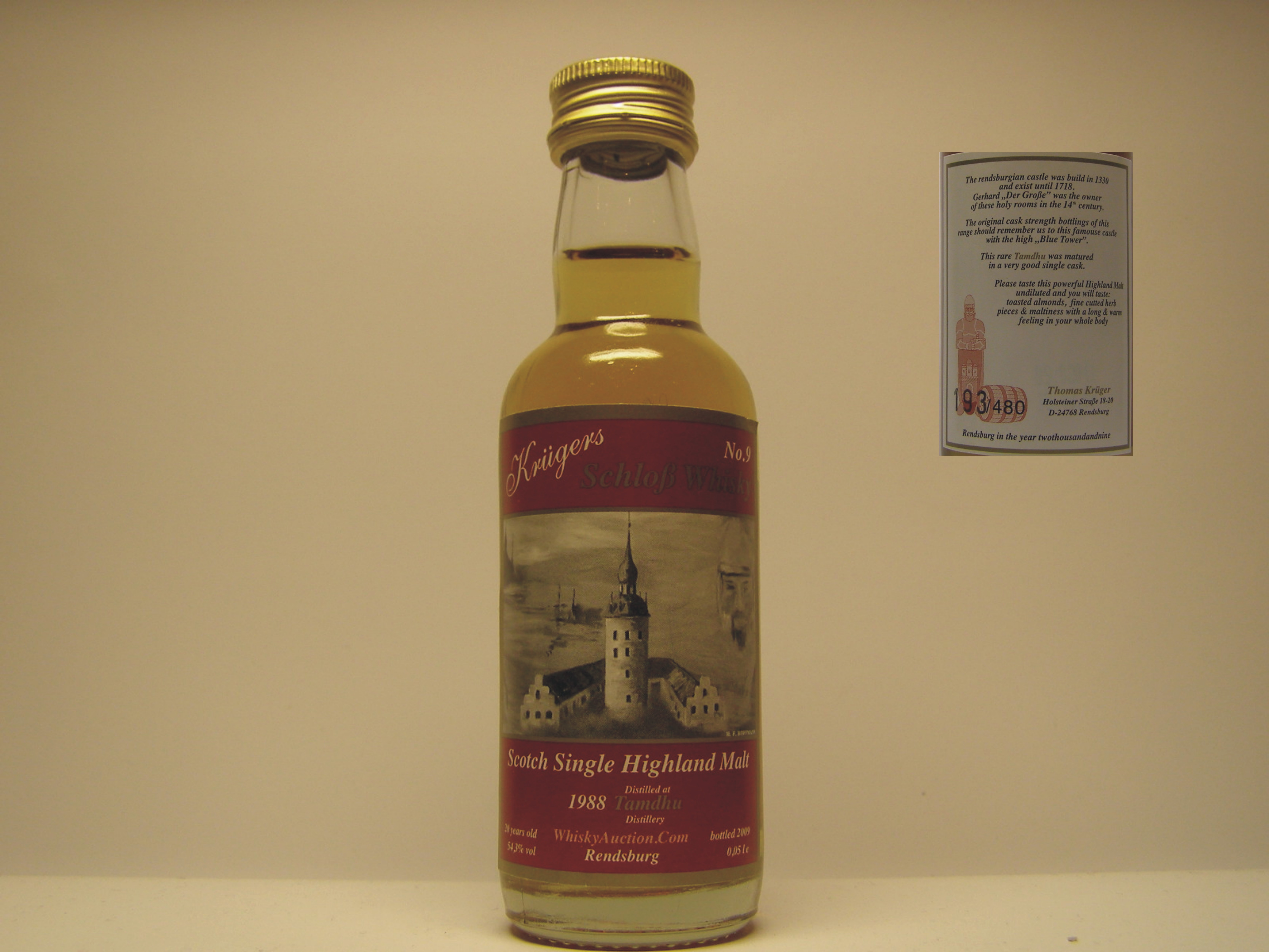 SSHM 20yo 1988-2009 0,05le 54,3%vol