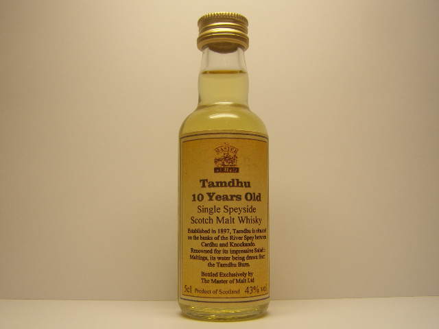 SSSMW 10yo "Master of Malt" 5cl 43%vol