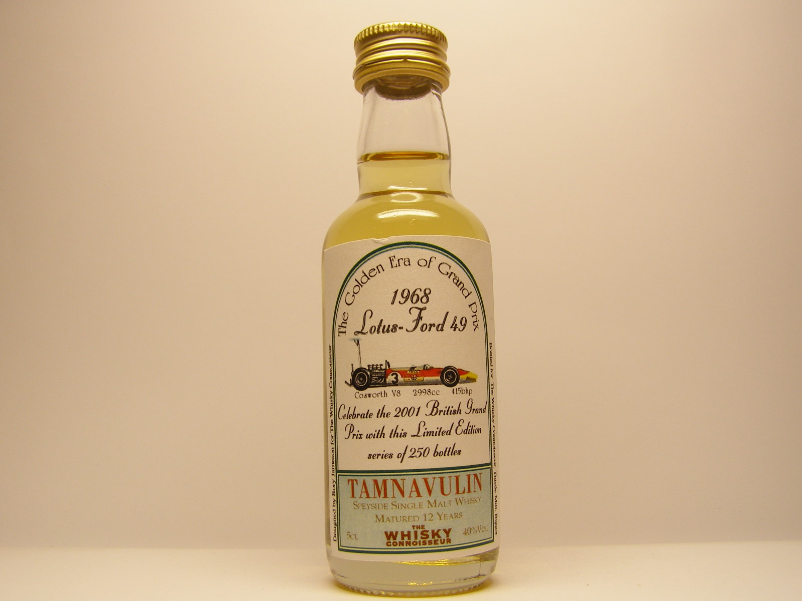 Lotus-Ford 1968 SSMW 12yo "Whisky Connoisseur" 5CL 40%VOL