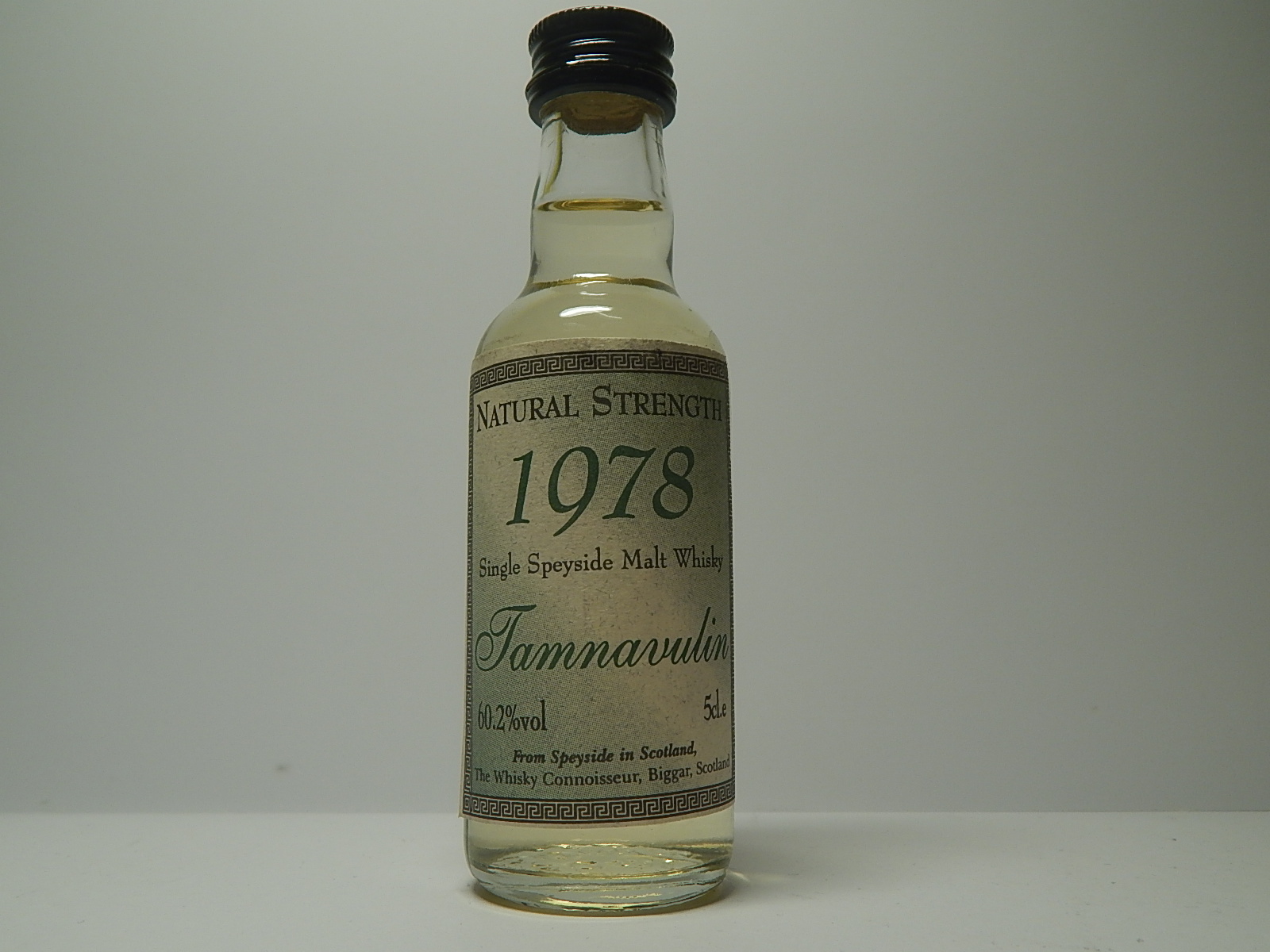 SSMW Natural Strength 1978 "Whisky Connoisseur" 5cl.e 60,2%vol