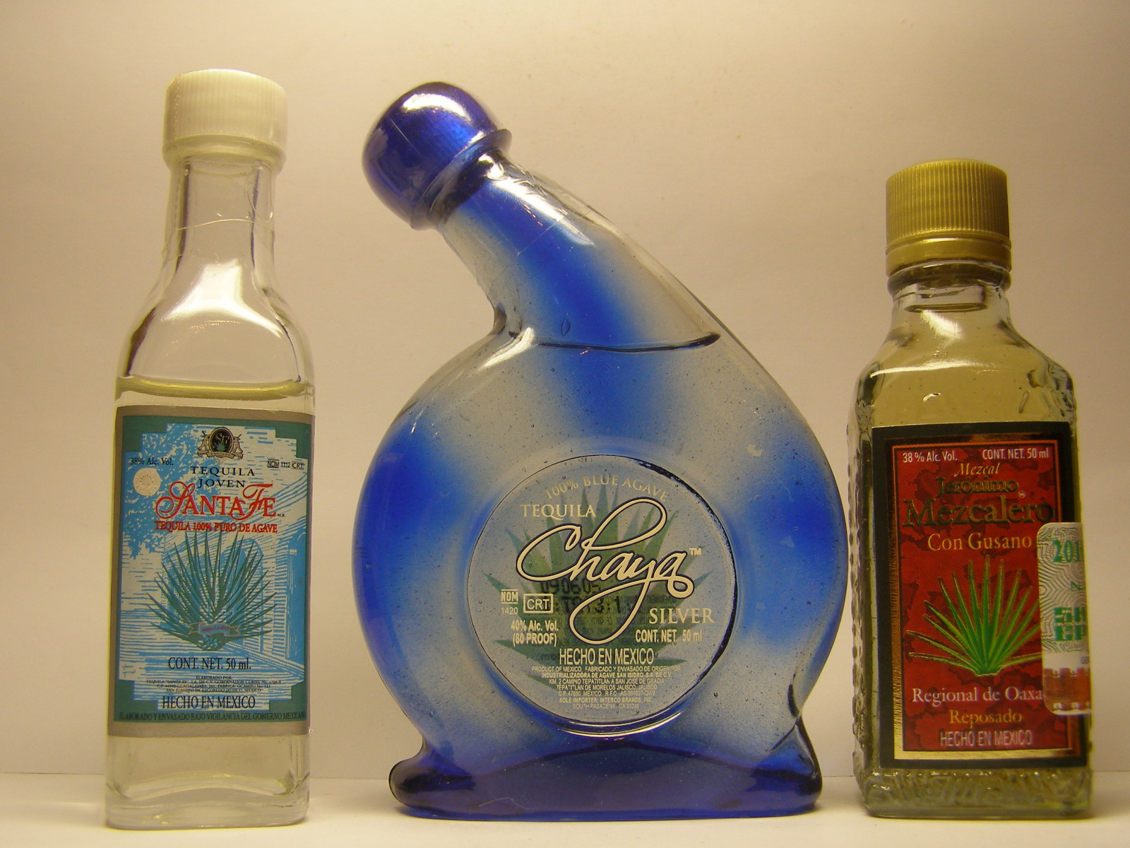 SANTA FE Joven - CHAYA Silver , JERONIMO MEZCALERO Mezcal