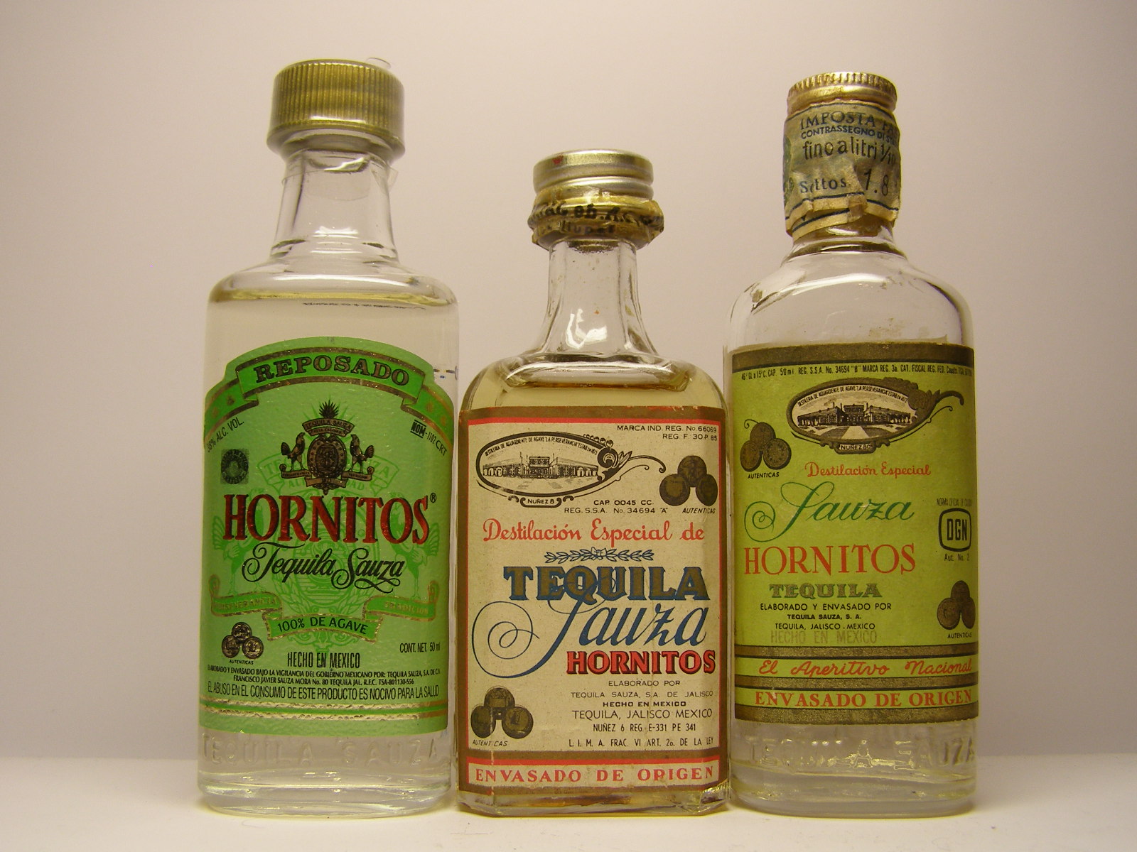 HORNITOS Reposado , SAUZA HORNITOS , SAUZA HORNITOS