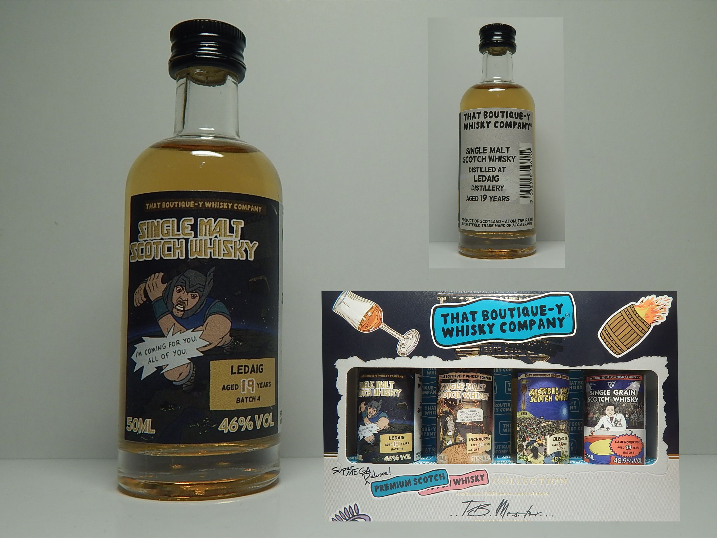 LEDAIG SMSW 19yo "That Boutique Whisky Company" 50ML 46%VOL