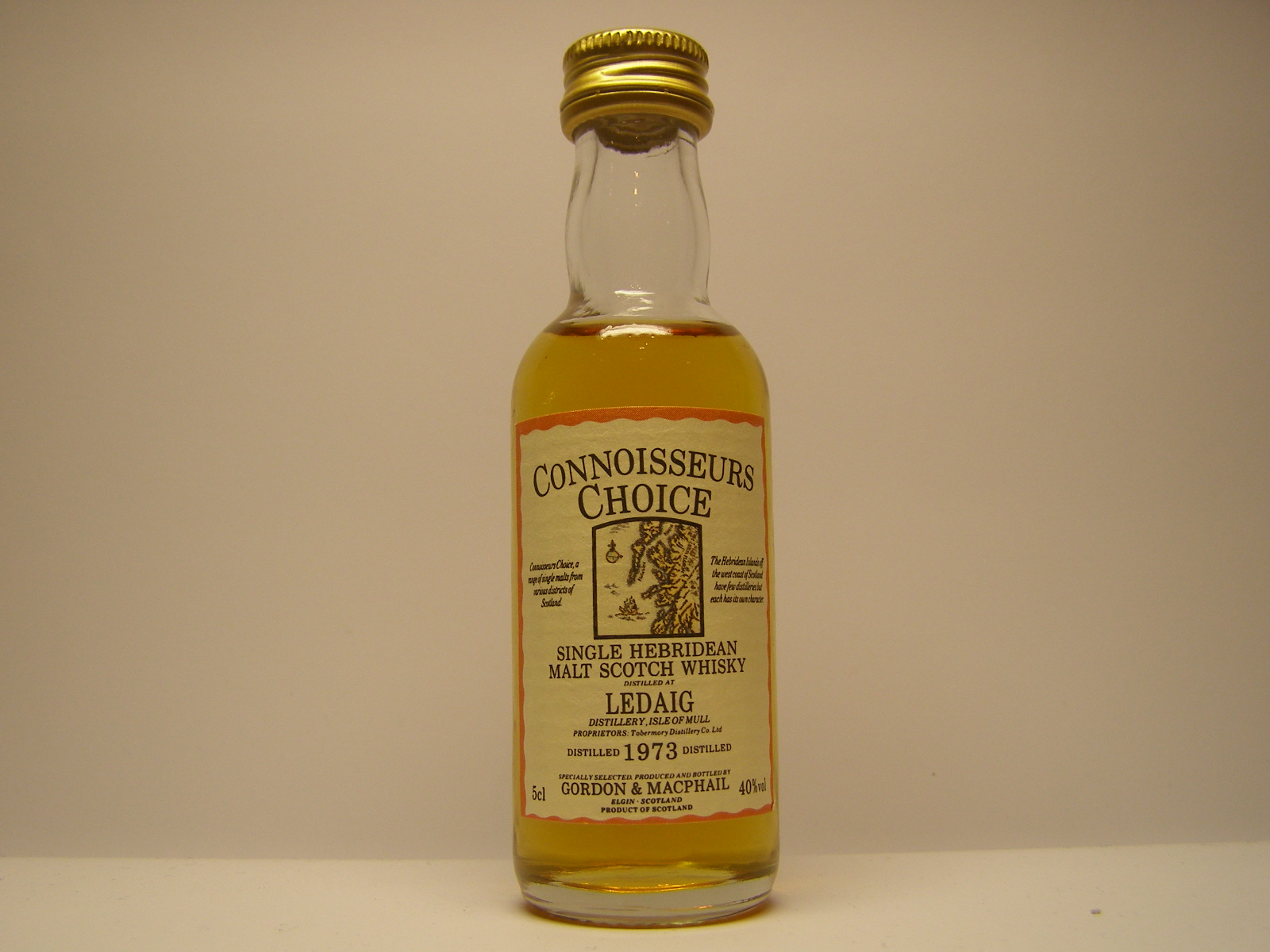 Ledaig SHMSW 1973 "Connoisseurs Choice" 5cl 40%vol