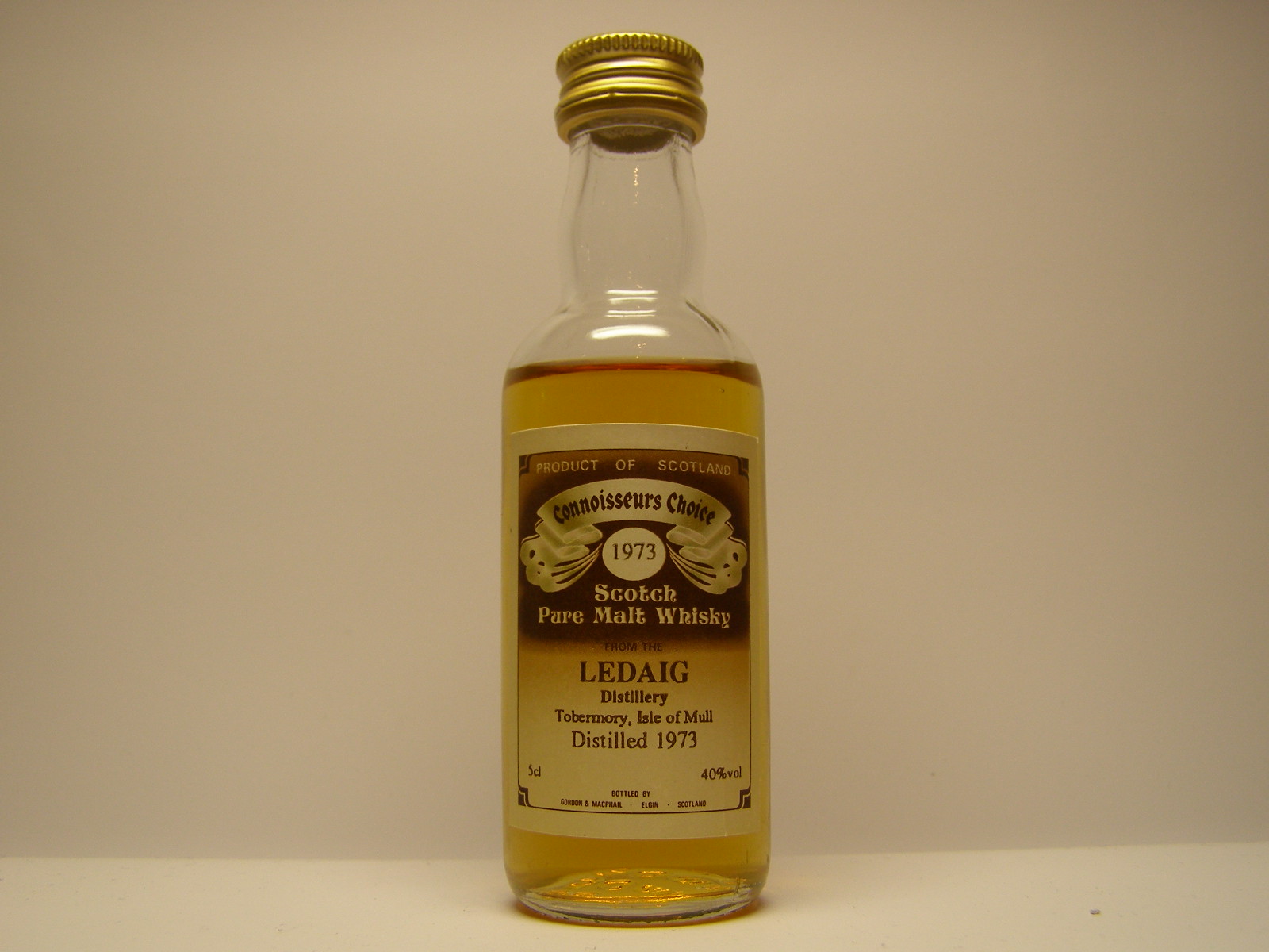 Ledaig SPMW 1973 "Connoisseurs Choice" 5cl 40%vol